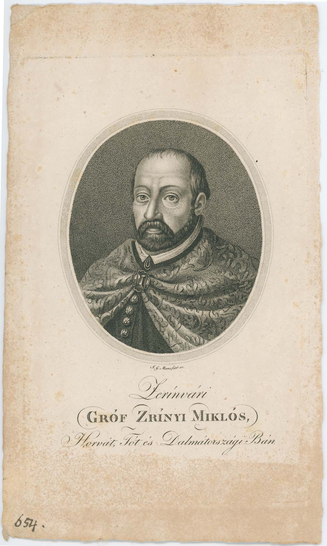 Zerínvári Gr. Zrínyi Miklós bán (Pannonhalma Főapátsági Múzeum CC BY-NC-SA)