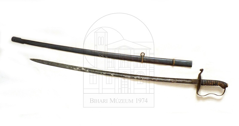 Csendőr díszszablya és hüvelye (Bihari Múzeum CC BY-NC-SA)