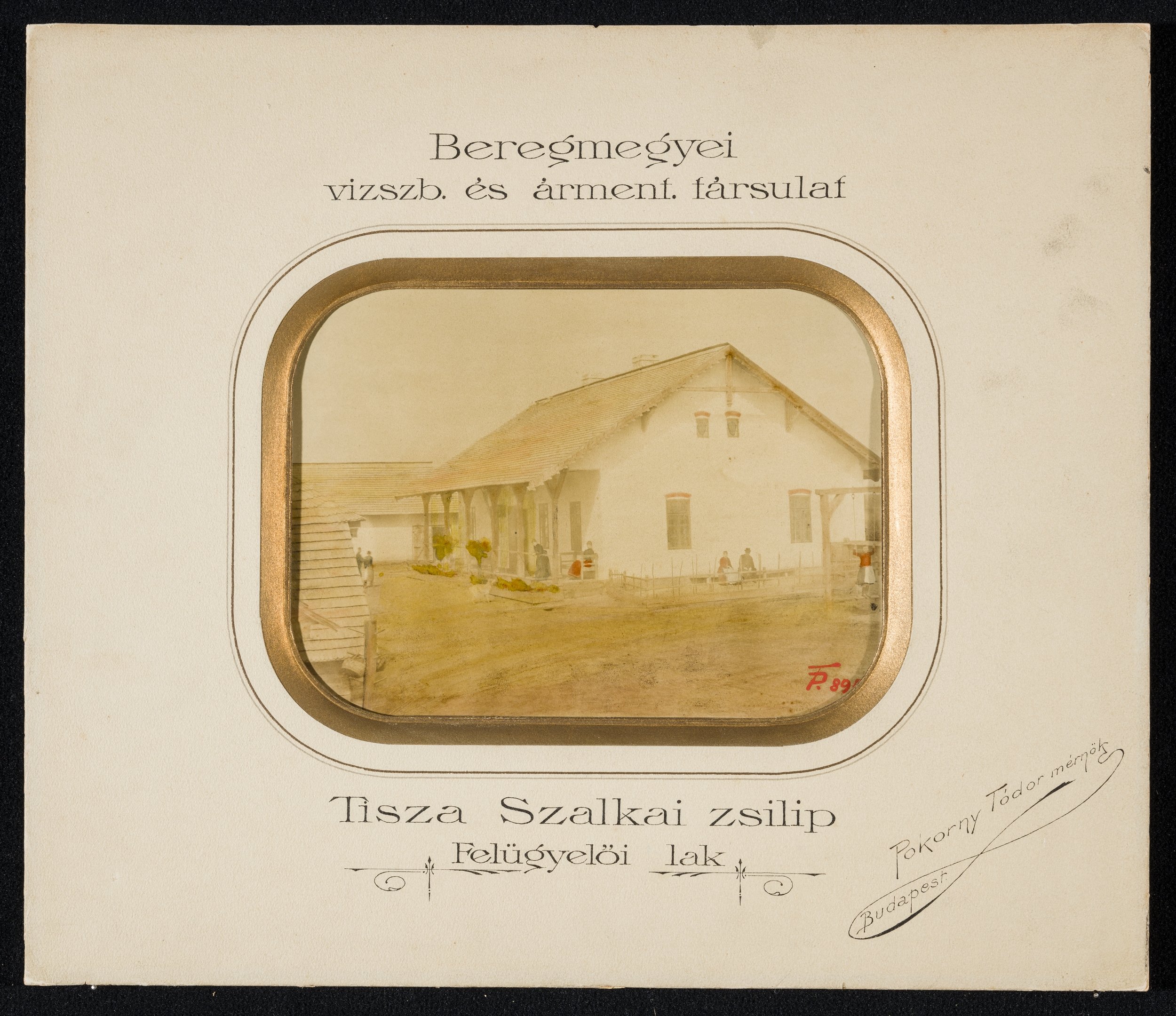 Tiszaszalkai zsilip - Felügyelői lak (Magyar Környezetvédelmi és Vízügyi Múzeum - Duna Múzeum CC BY-NC-SA)