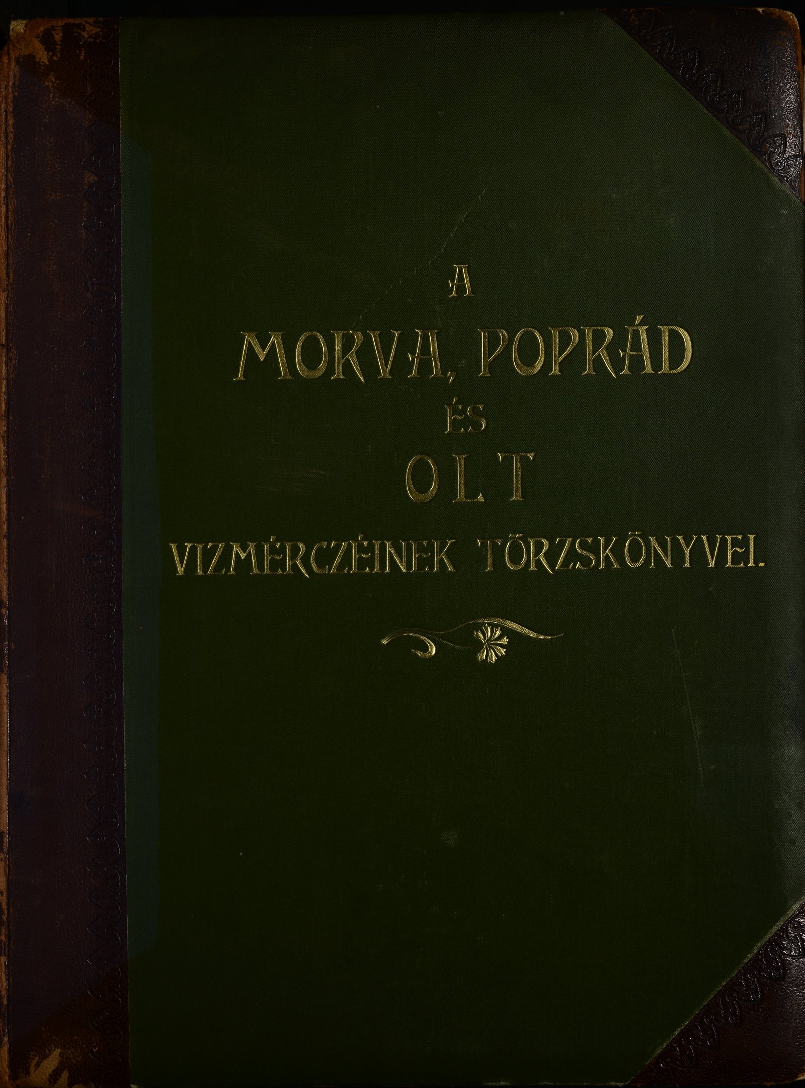 A Morva, Poprád és Olt vízmércéinek törzskönyve (Magyar Környezetvédelmi és Vízügyi Múzeum - Duna Múzeum CC BY-NC-SA)
