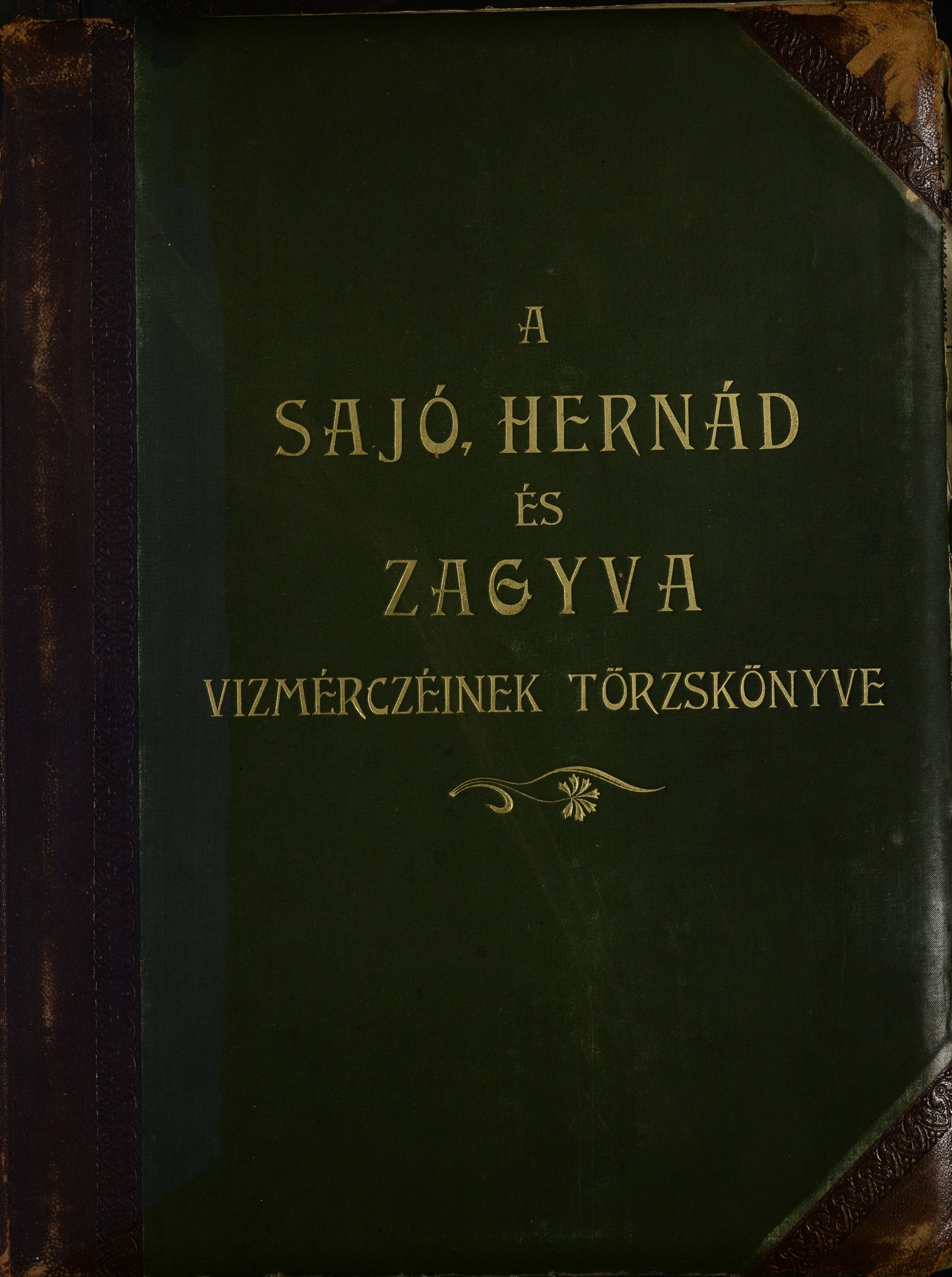 A Sajó, Hernád és a Zagyva vízmércéinek törzskönyve (Magyar Környezetvédelmi és Vízügyi Múzeum - Duna Múzeum CC BY-NC-SA)