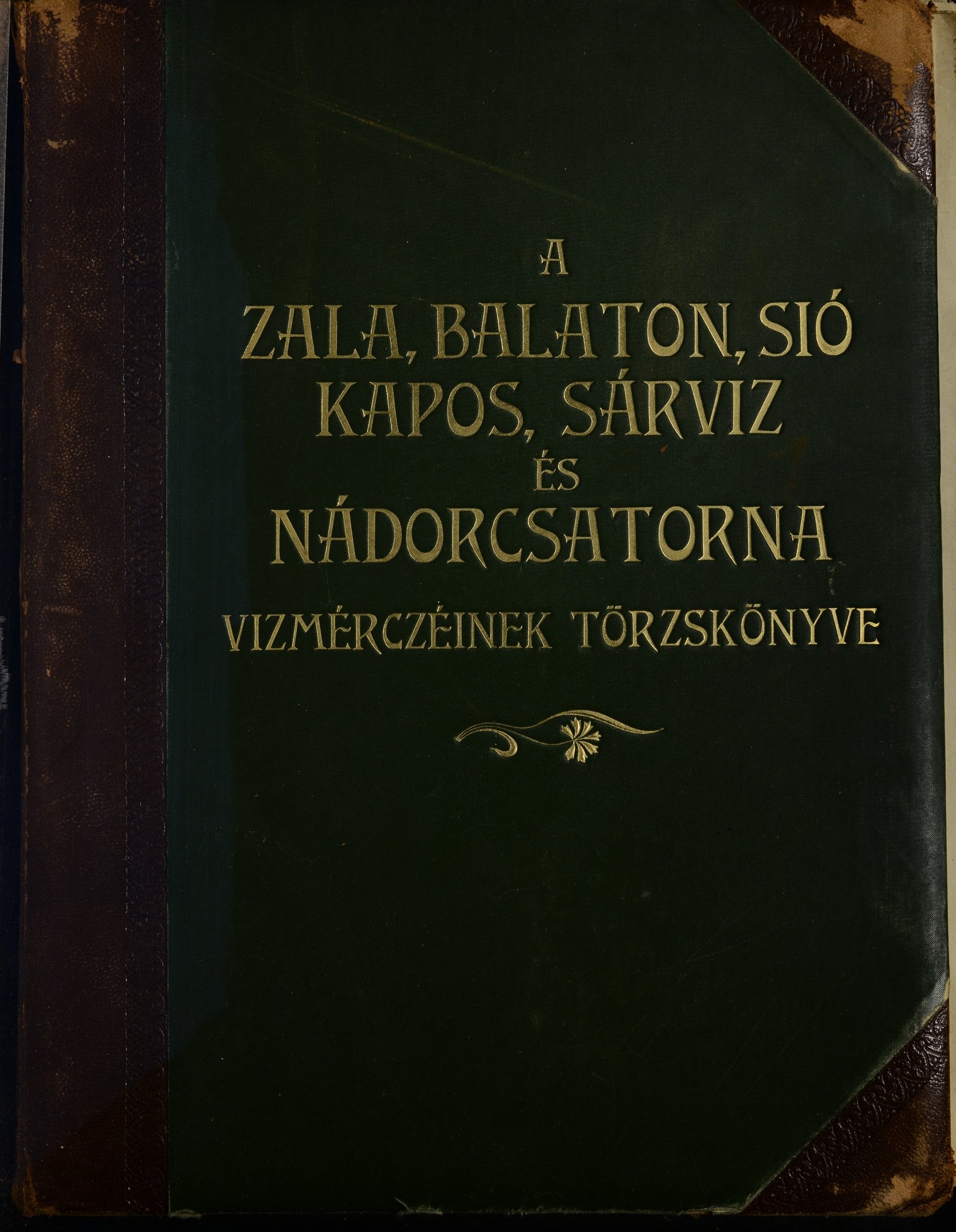 A Zala, a Balaton, a Sió, a Kapos, a Sárvíz és a Nádor-csatorna vízmércéinek törzskönyve (Magyar Környezetvédelmi és Vízügyi Múzeum - Duna Múzeum CC BY-NC-SA)
