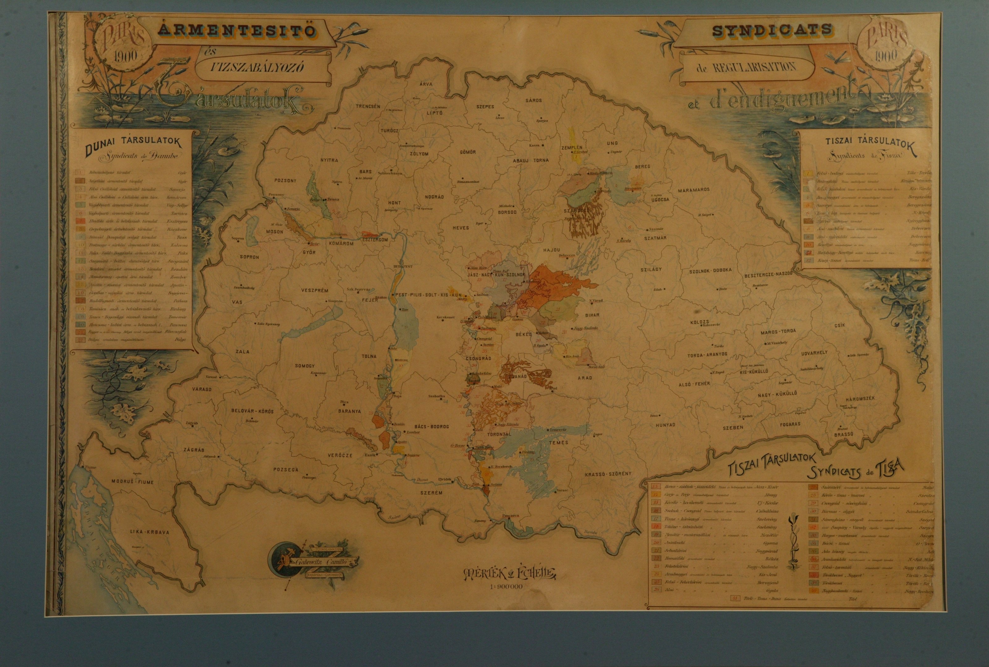 Ármentesítő és Vízszabályozó Társulatok (Magyar Környezetvédelmi és Vízügyi Múzeum - Duna Múzeum CC BY-NC-SA)