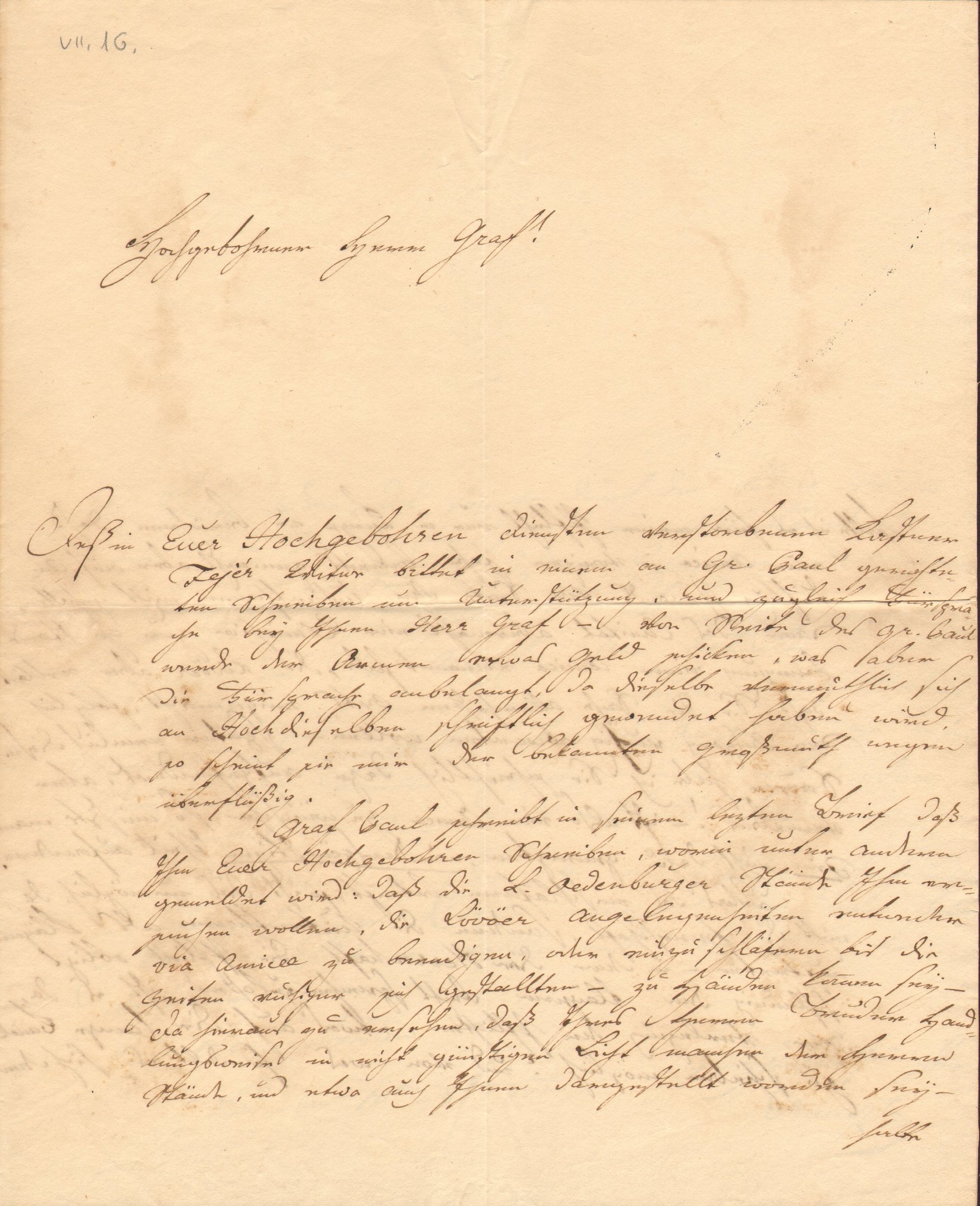 Erneszt levele Széchenyi Istvánhoz (Magyar Környezetvédelmi és Vízügyi Múzeum - Duna Múzeum CC BY-NC-SA)
