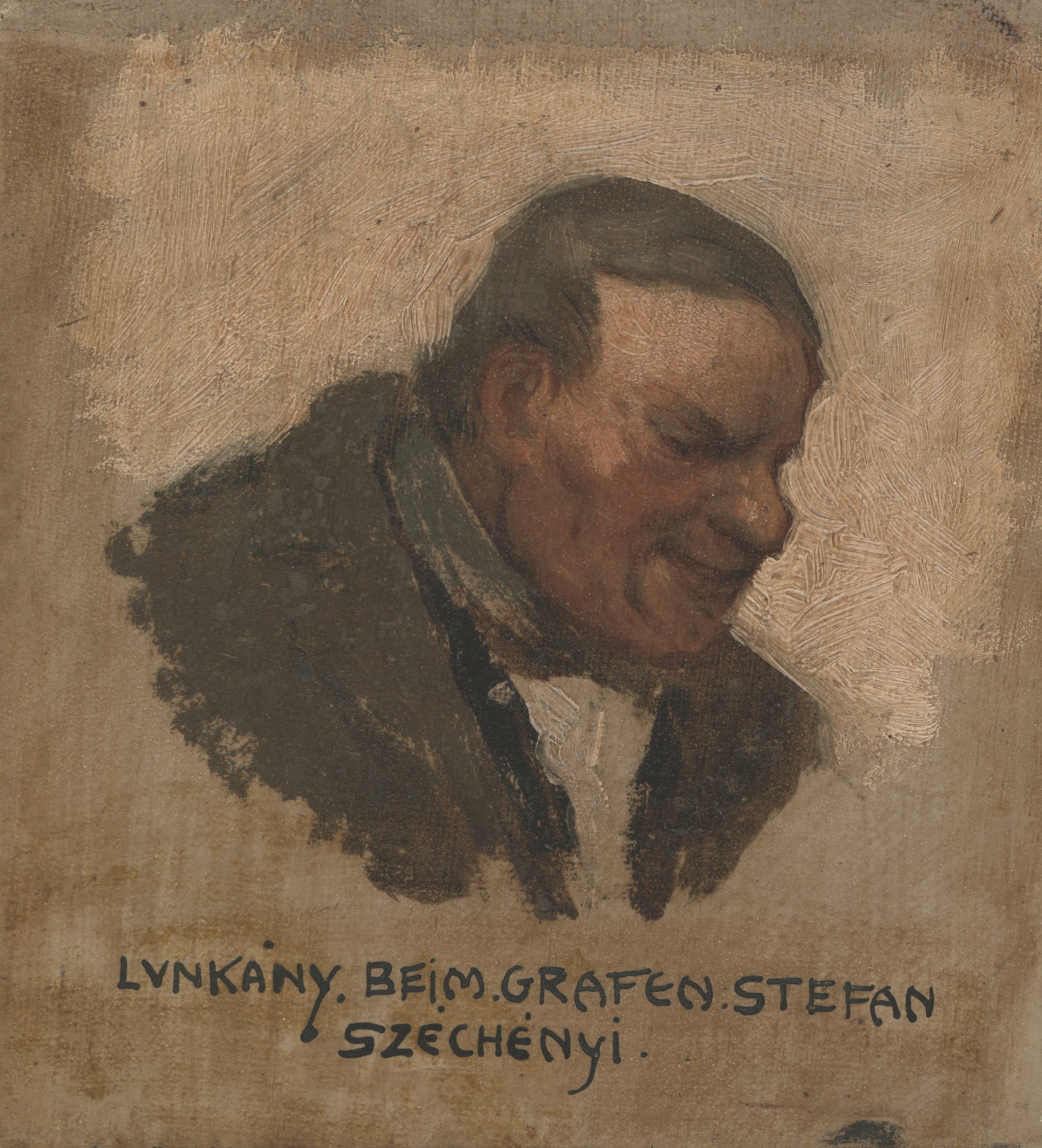 Lunkányi János olajnyomatú arcképe (Magyar Környezetvédelmi és Vízügyi Múzeum - Duna Múzeum CC BY-NC-SA)