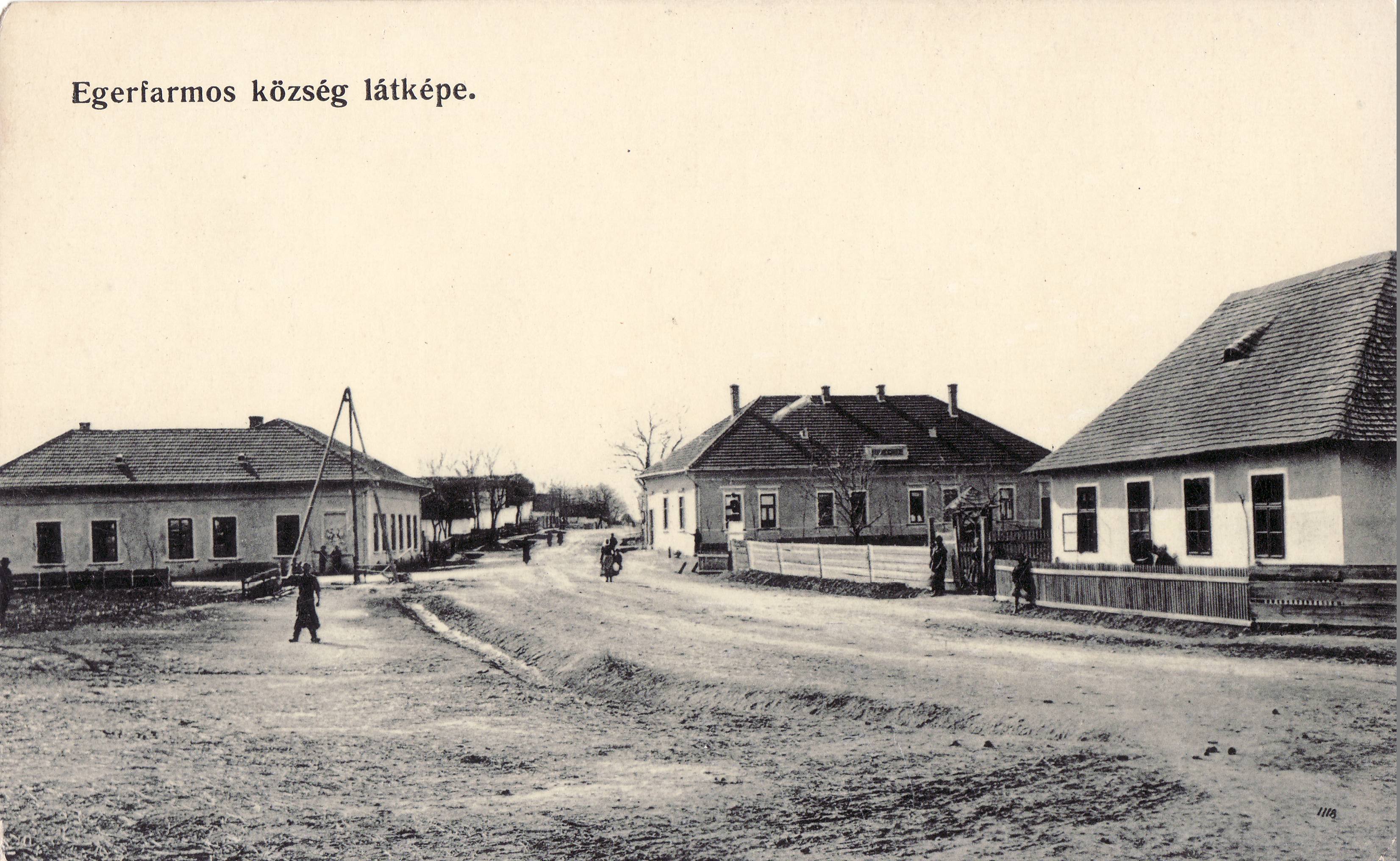 Egerfarmos község látképe (Magyar Környezetvédelmi és Vízügyi Múzeum - Duna Múzeum CC BY-NC-SA)