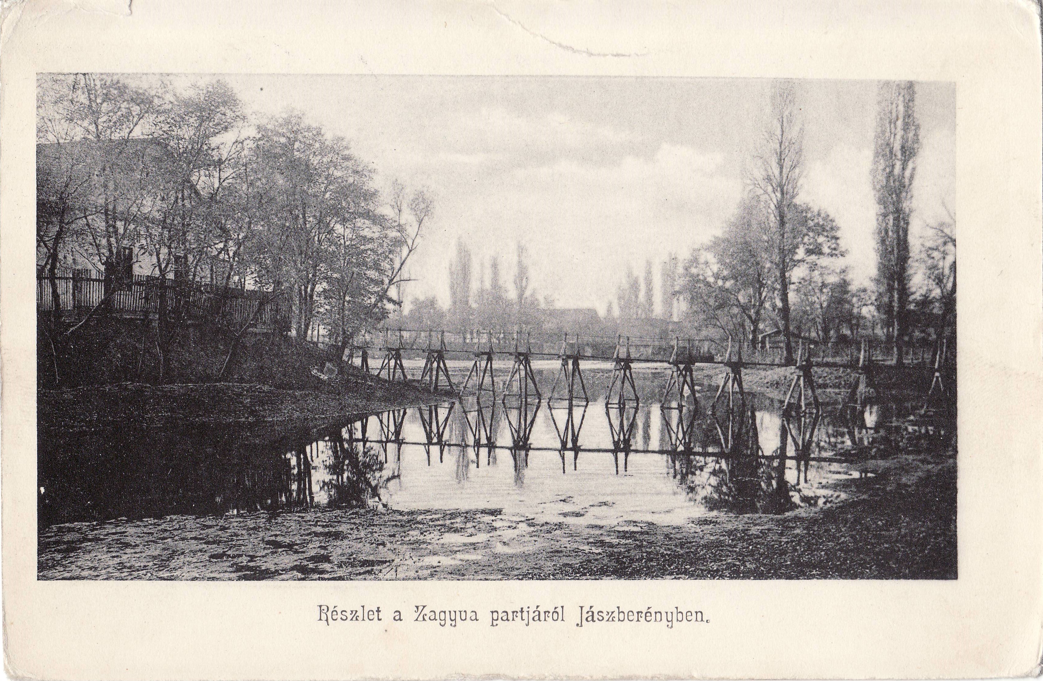 Részlet a Zagyva partjáról Jászberényben (Magyar Környezetvédelmi és Vízügyi Múzeum - Duna Múzeum CC BY-NC-SA)