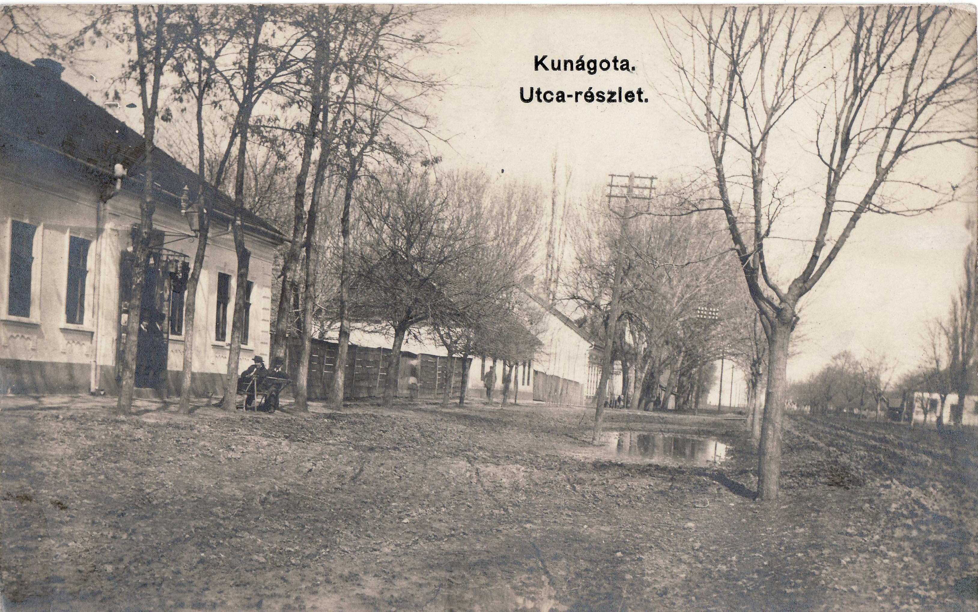Kunágota – Utca-részlet (Magyar Környezetvédelmi és Vízügyi Múzeum - Duna Múzeum CC BY-NC-SA)