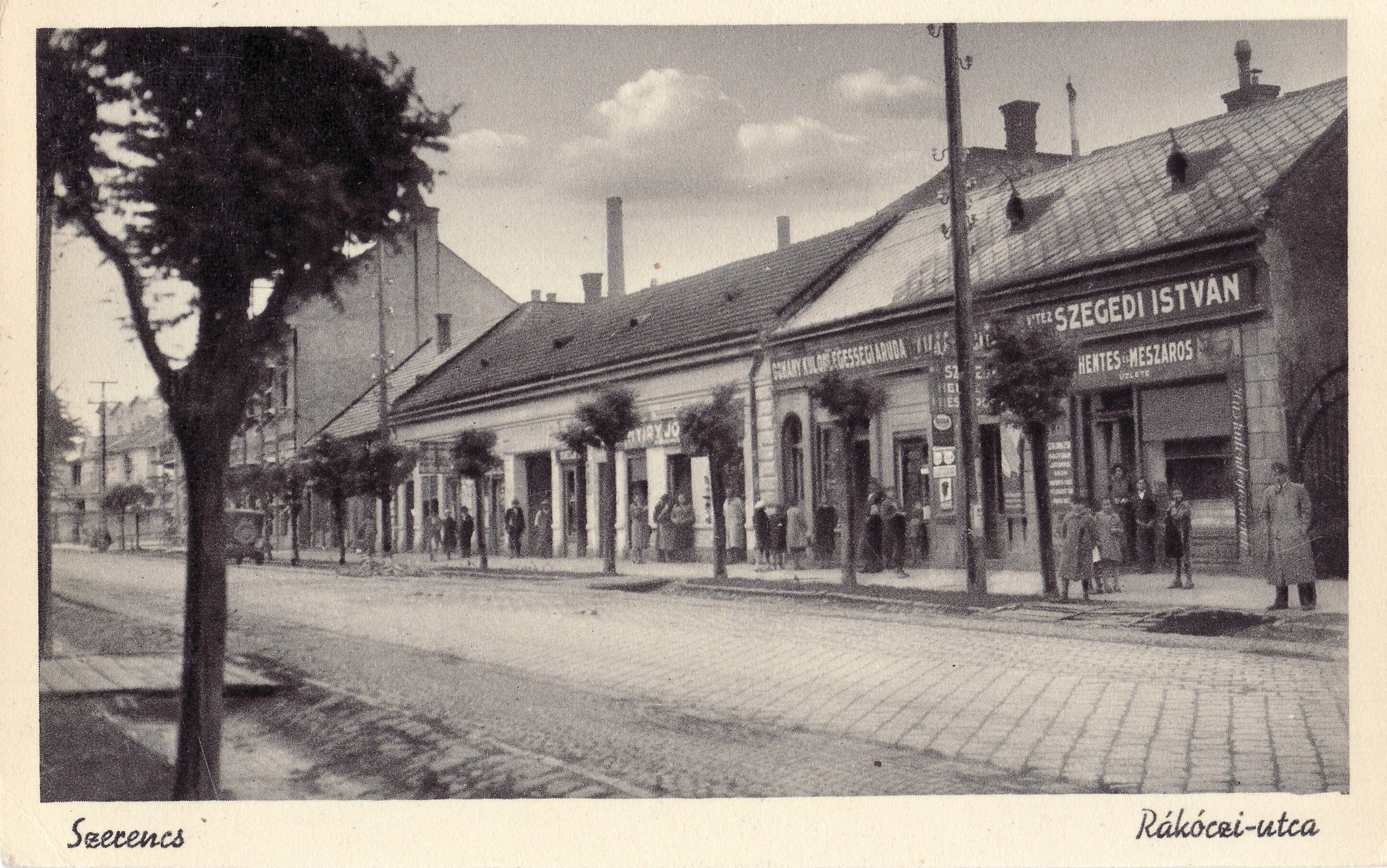 Szerencs – Rákóczi-utca (Magyar Környezetvédelmi és Vízügyi Múzeum - Duna Múzeum CC BY-NC-SA)