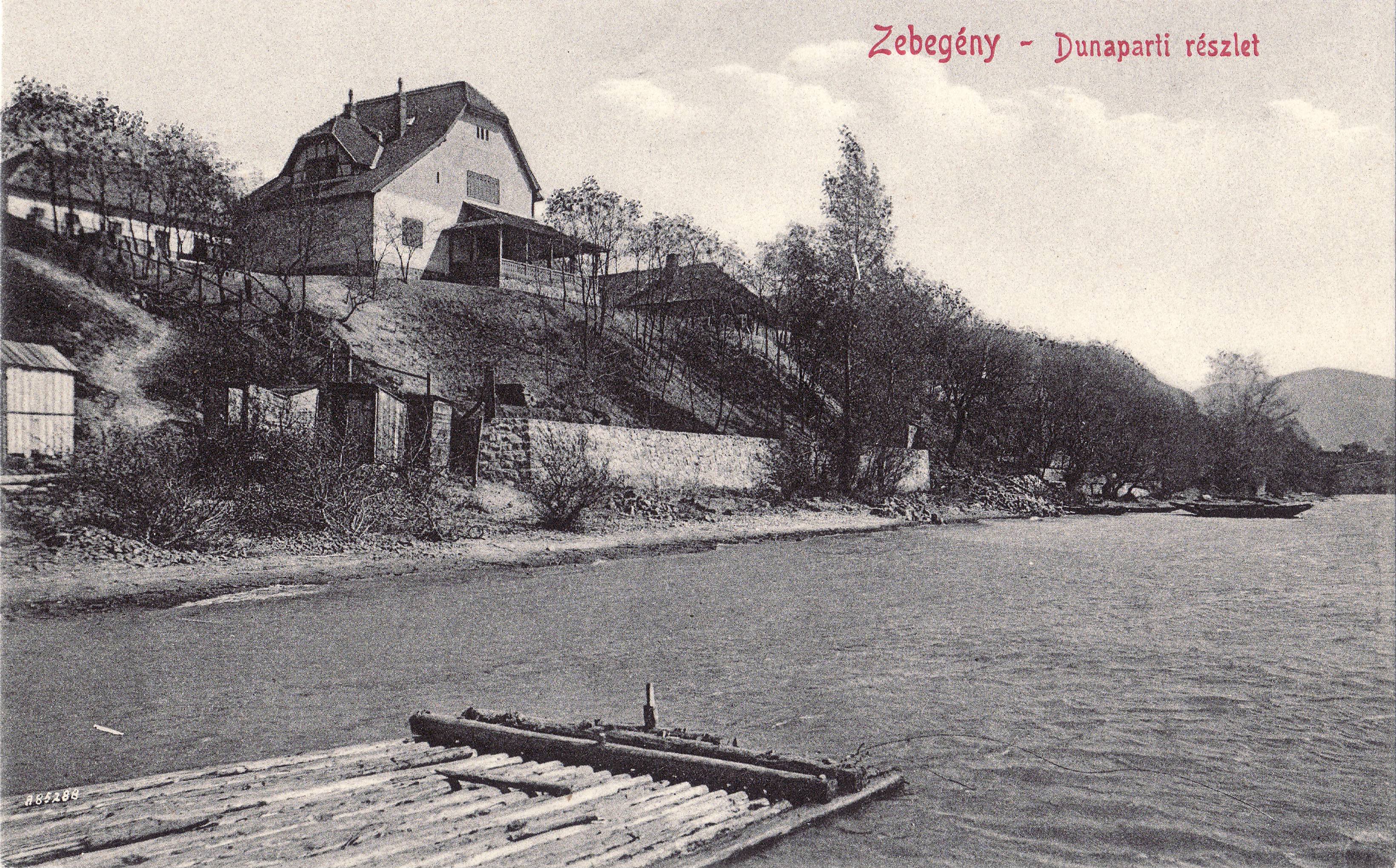 Zebegény – Dunaparti részlet (Magyar Környezetvédelmi és Vízügyi Múzeum - Duna Múzeum CC BY-NC-SA)