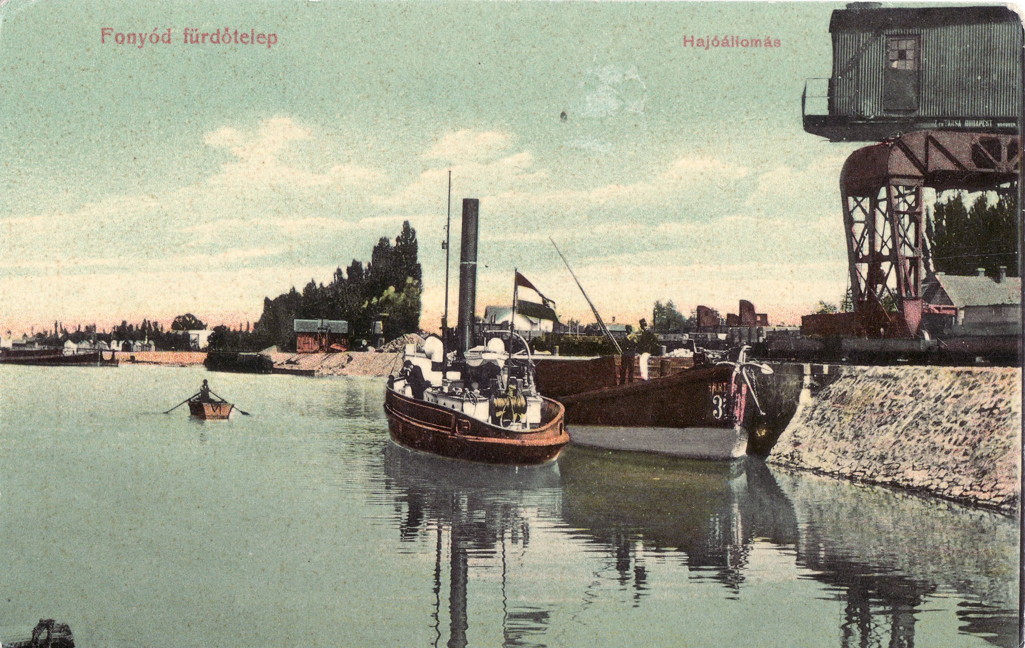 Fonyód-fürdőtelep - Balatoni látkép, nagyfürdőház (Magyar Környezetvédelmi és Vízügyi Múzeum - Duna Múzeum CC BY-NC-SA)