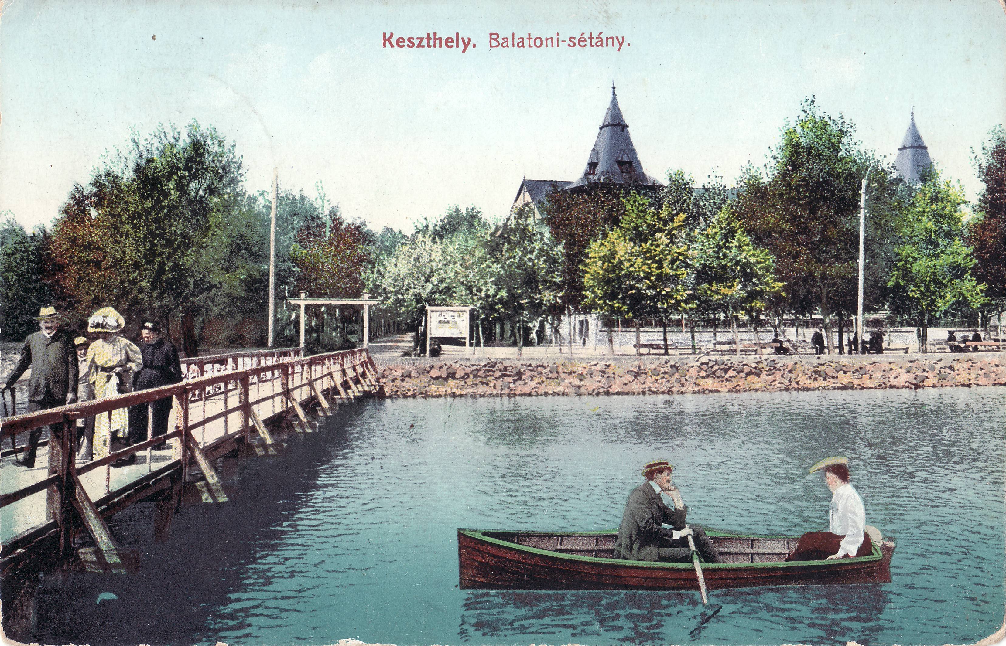 Keszthely – Balatoni-sétány (Magyar Környezetvédelmi és Vízügyi Múzeum - Duna Múzeum CC BY-NC-SA)