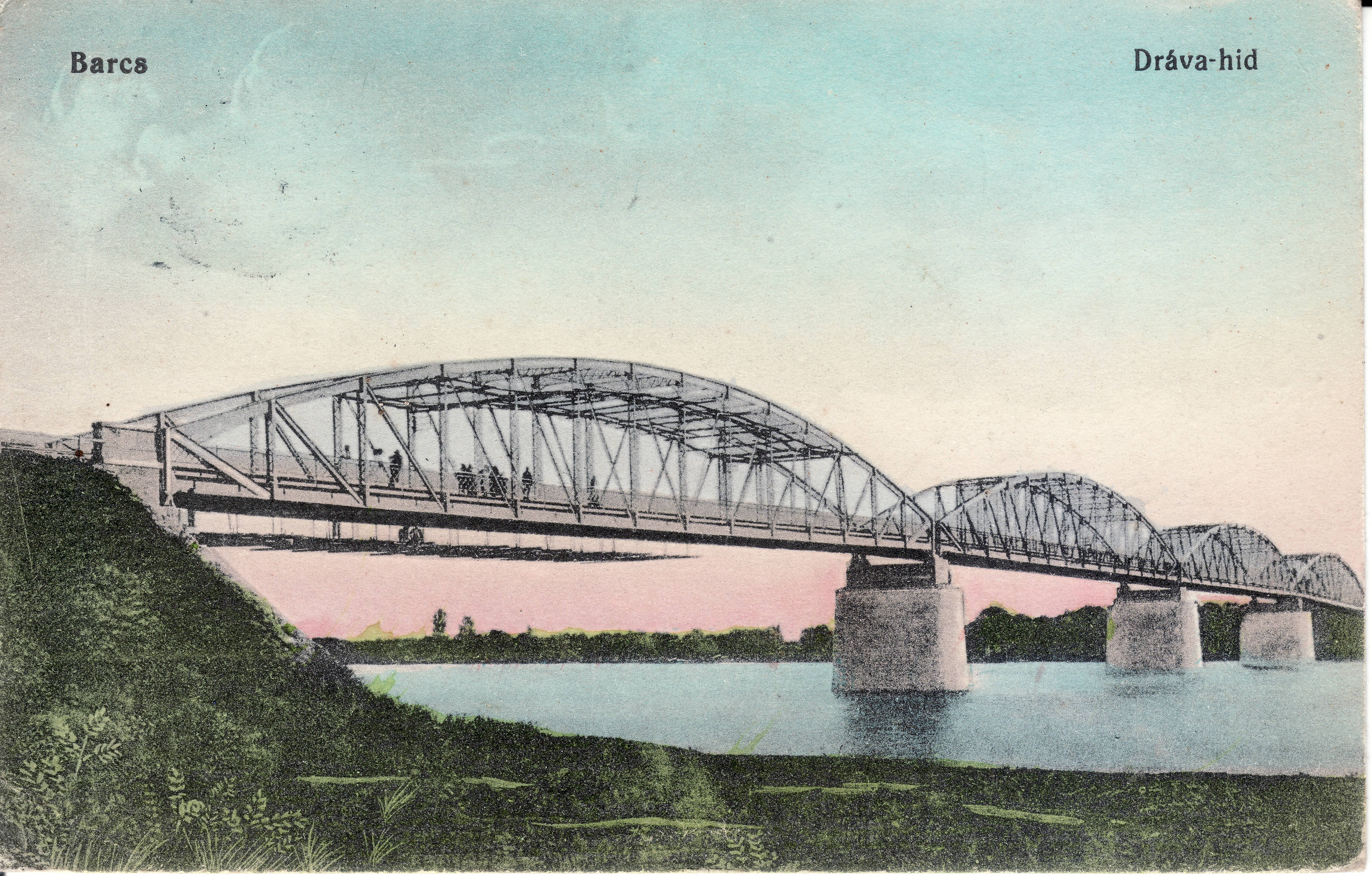 Barcs - Drávai vasúti híd (Magyar Környezetvédelmi és Vízügyi Múzeum - Duna Múzeum CC BY-NC-SA)