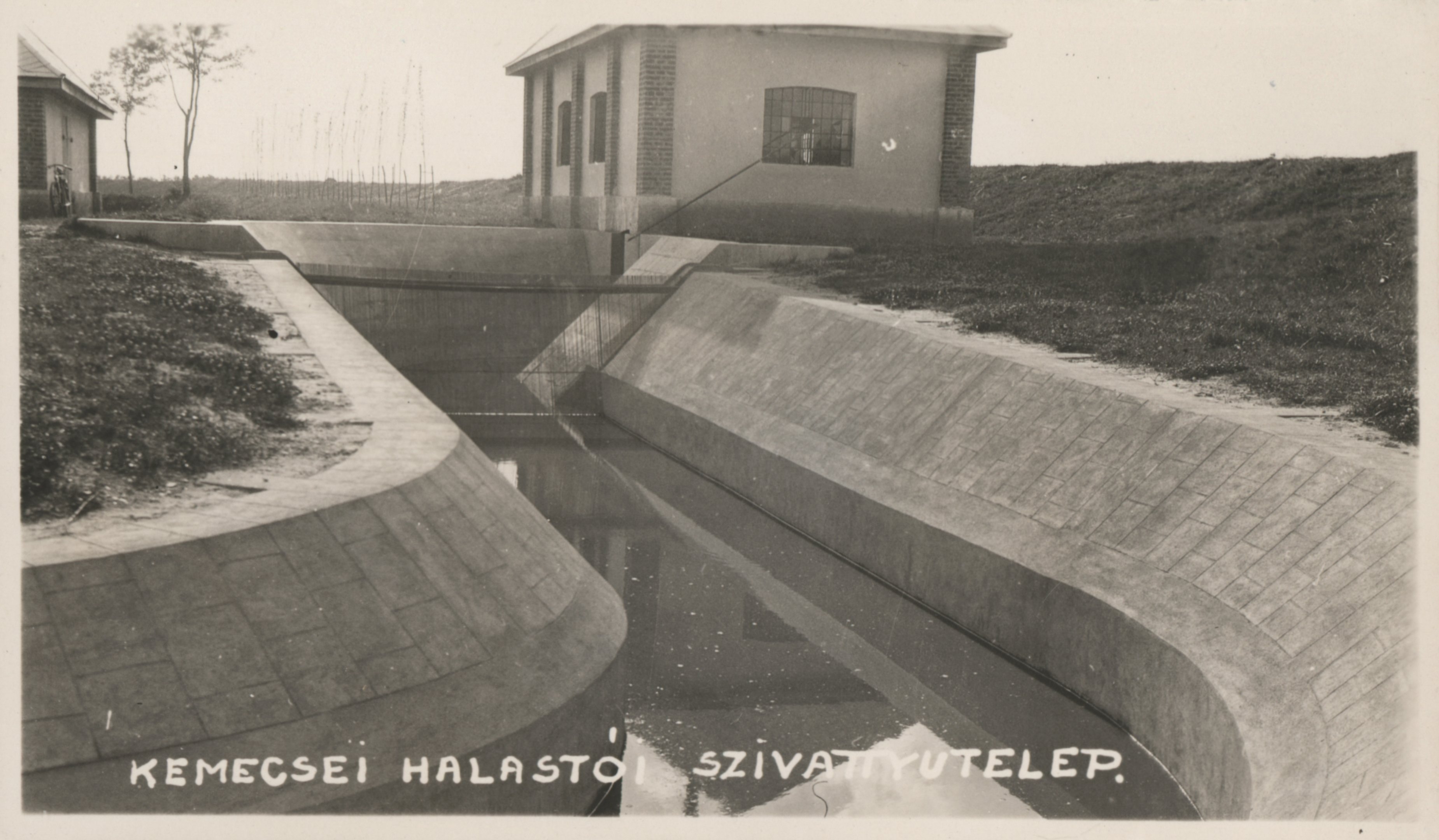 Kemecsei halastói szivattyútelep (Magyar Környezetvédelmi és Vízügyi Múzeum - Duna Múzeum CC BY-NC-SA)