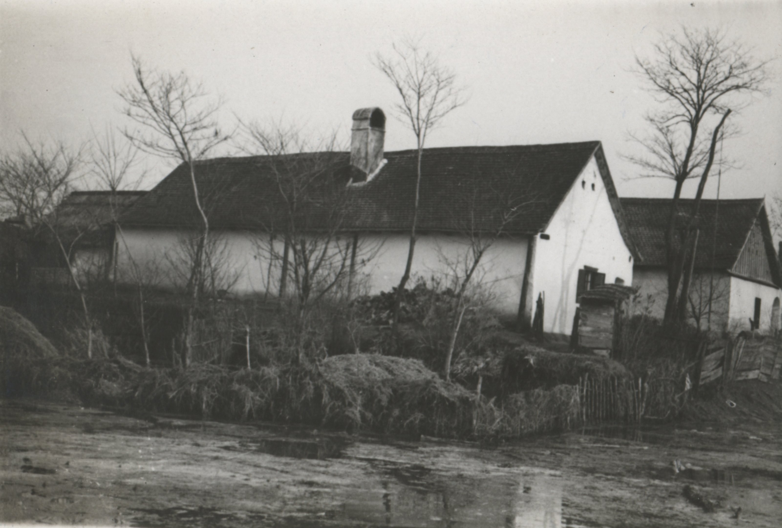 Elöntött házak a dömsödi ártérben (Magyar Környezetvédelmi és Vízügyi Múzeum - Duna Múzeum CC BY-NC-SA)