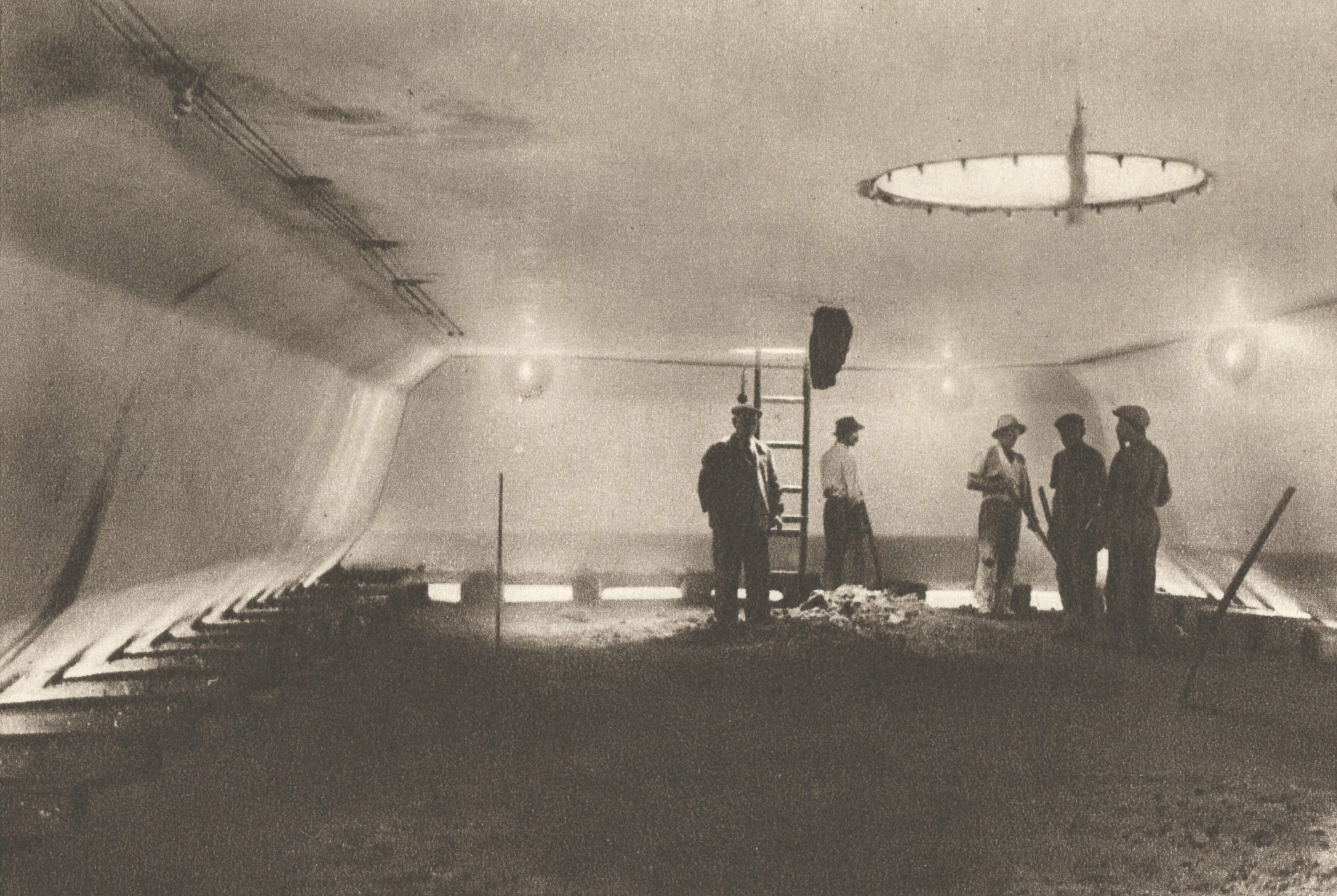 Budai parti pillér vasbeton süllyesztőszekrénye, 1933. szeptember 5. (Magyar Környezetvédelmi és Vízügyi Múzeum - Duna Múzeum CC BY-NC-SA)