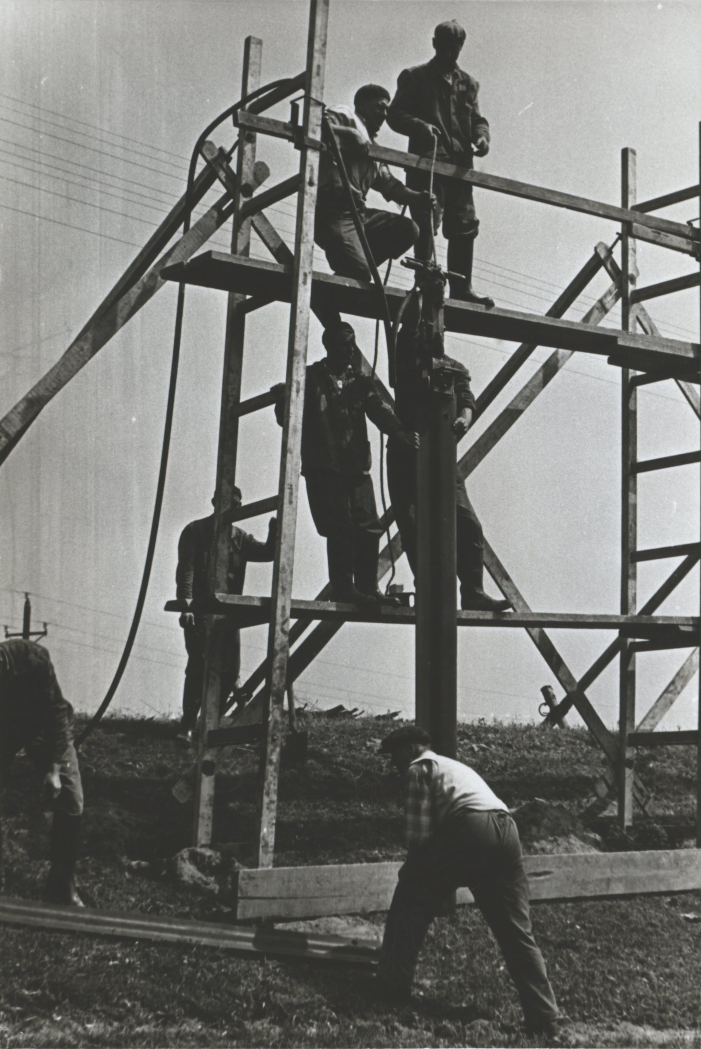 Gyakorlatozás, 1962 (Magyar Környezetvédelmi és Vízügyi Múzeum - Duna Múzeum CC BY-NC-SA)