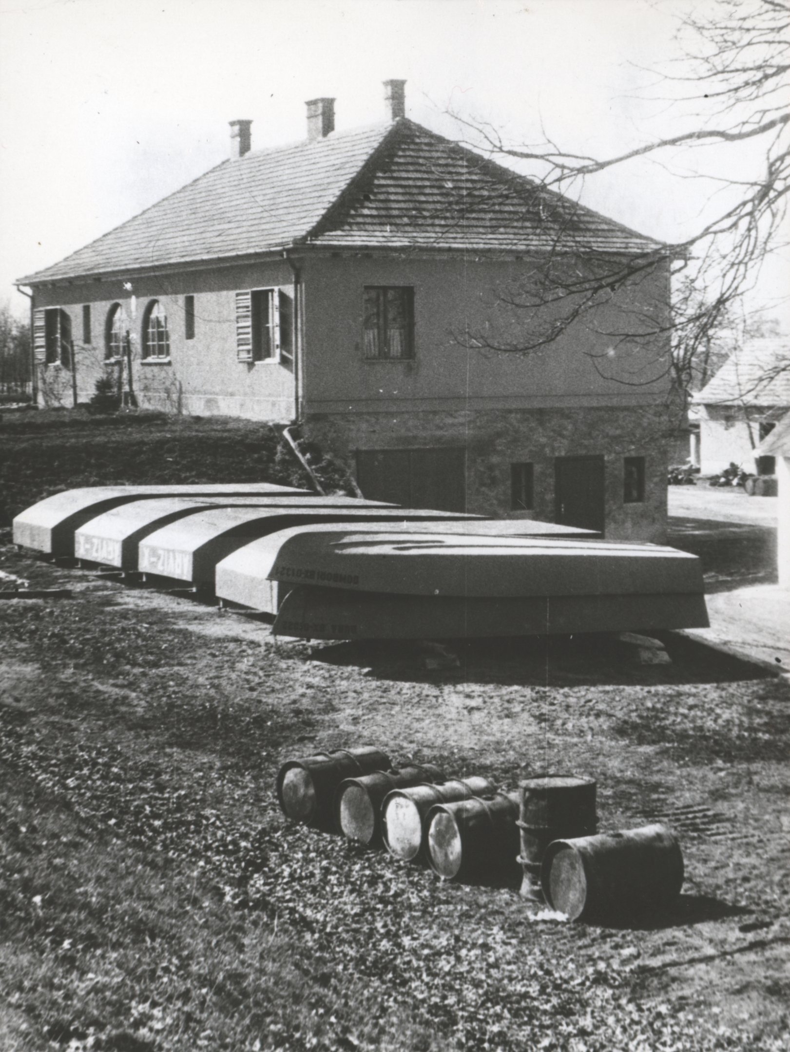Dunai árvíz Domboriban, 1965 (Magyar Környezetvédelmi és Vízügyi Múzeum - Duna Múzeum CC BY-NC-SA)