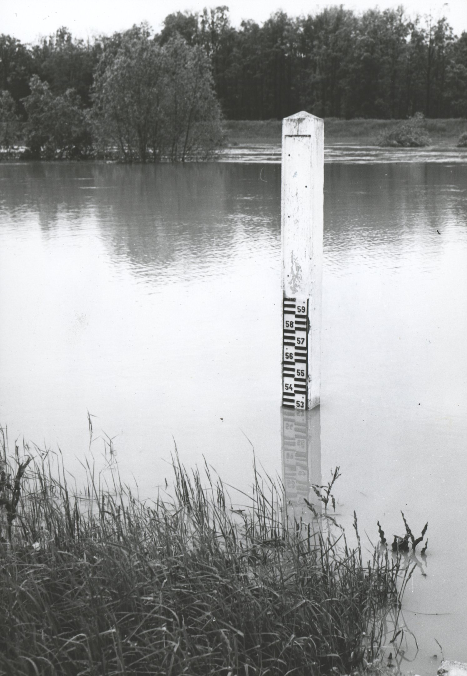 A Garbolci vízmérce, 1970. május 14. (Magyar Környezetvédelmi és Vízügyi Múzeum - Duna Múzeum CC BY-NC-SA)