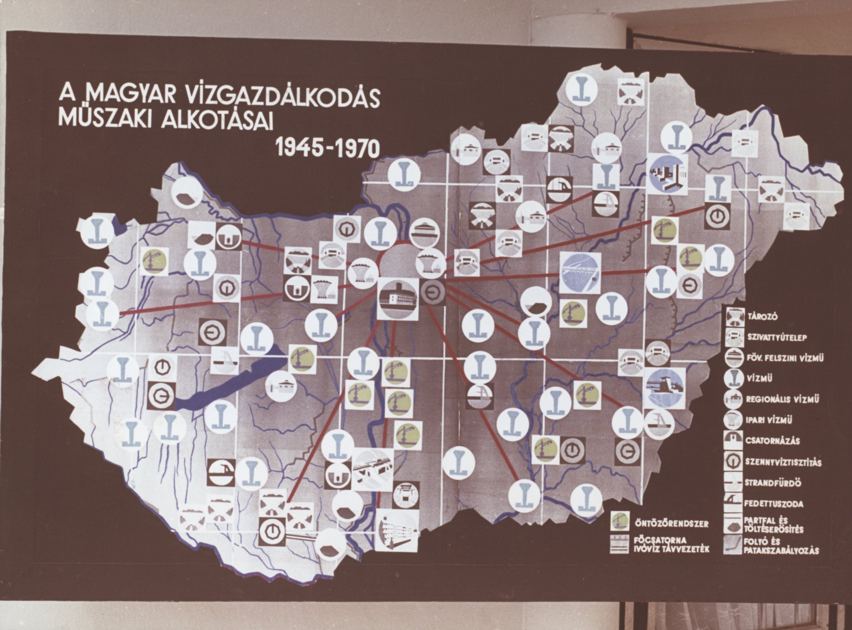 A magyar vízgazdálkodás műszaki alkotásai 1945-1970 (Magyar Környezetvédelmi és Vízügyi Múzeum - Duna Múzeum CC BY-NC-SA)