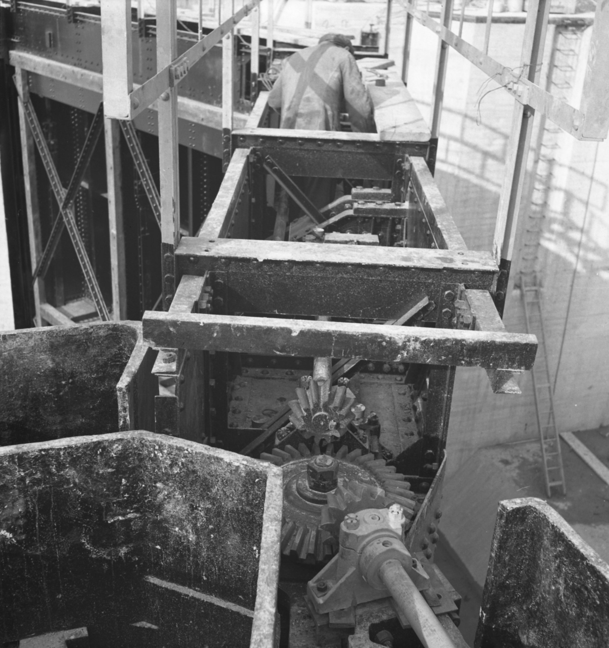 Hajózózsilip - Tiltó-mozgató erőátvitel, 1941. február 28. (Magyar Környezetvédelmi és Vízügyi Múzeum - Duna Múzeum CC BY-NC-SA)