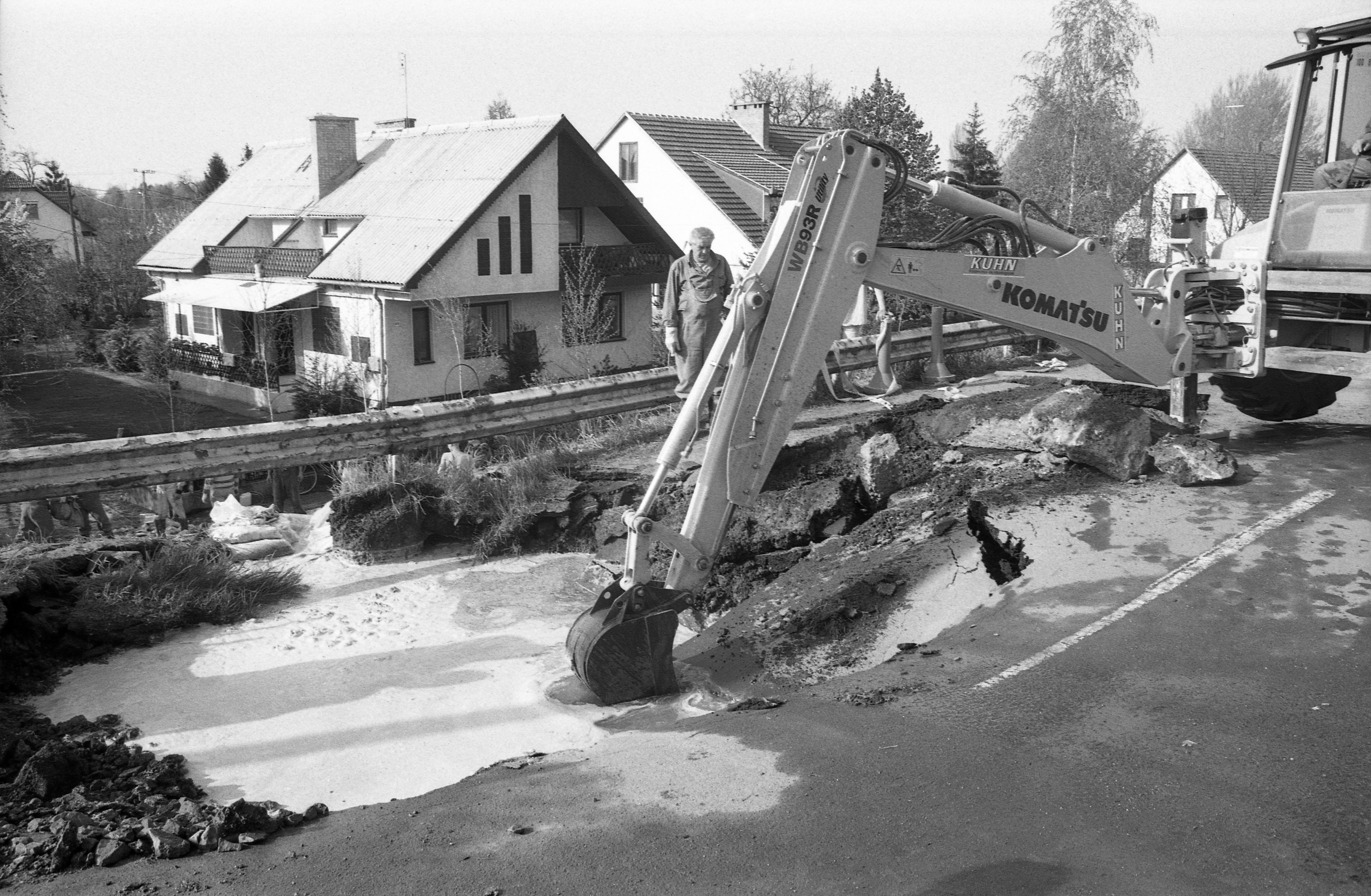 2000. évi árvíz a Tiszán - Szolnok (Magyar Környezetvédelmi és Vízügyi Múzeum - Duna Múzeum CC BY-NC-SA)