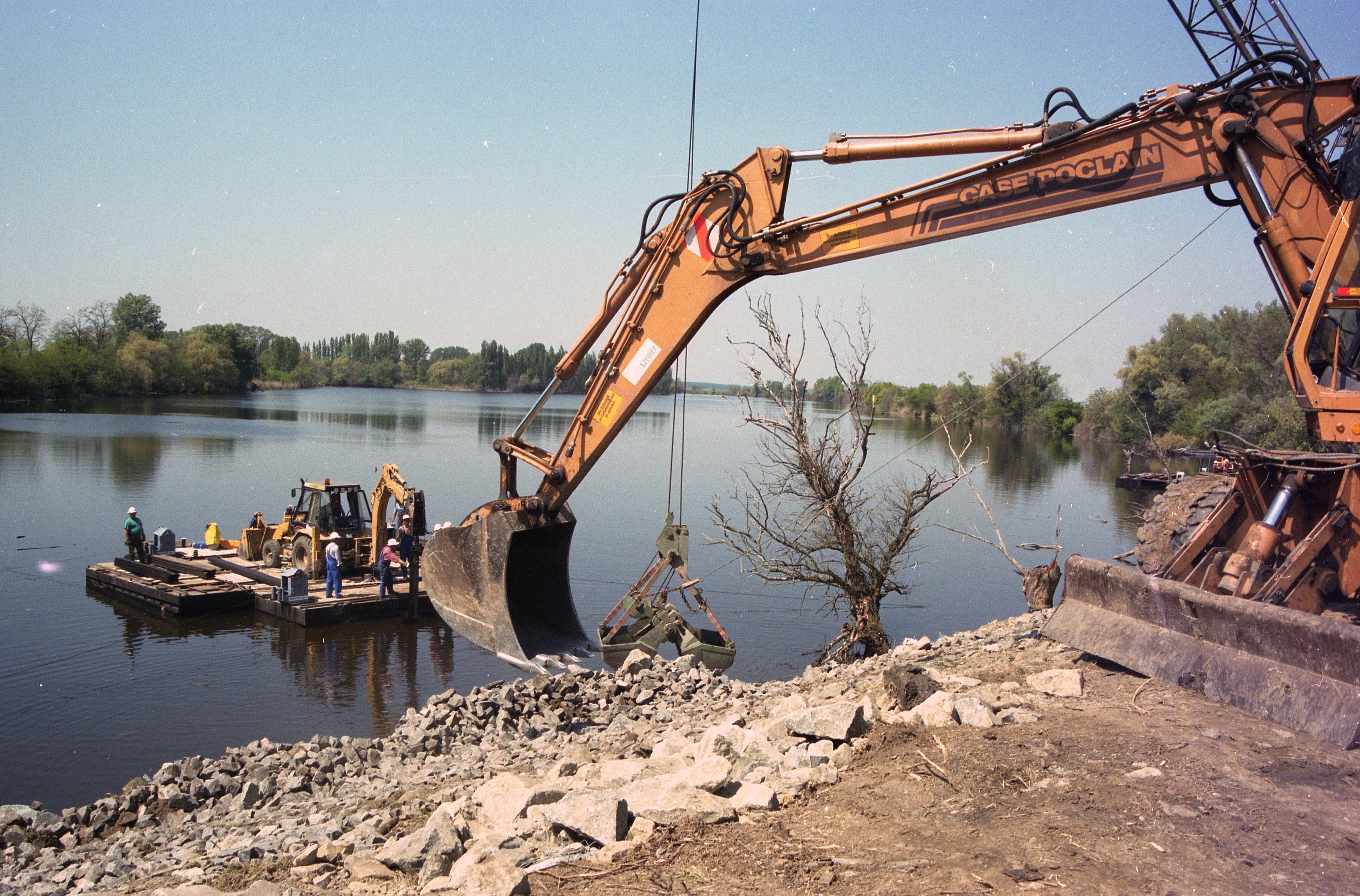 2000. évi árvíz a Tiszán - Mindszent (Magyar Környezetvédelmi és Vízügyi Múzeum - Duna Múzeum CC BY-NC-SA)