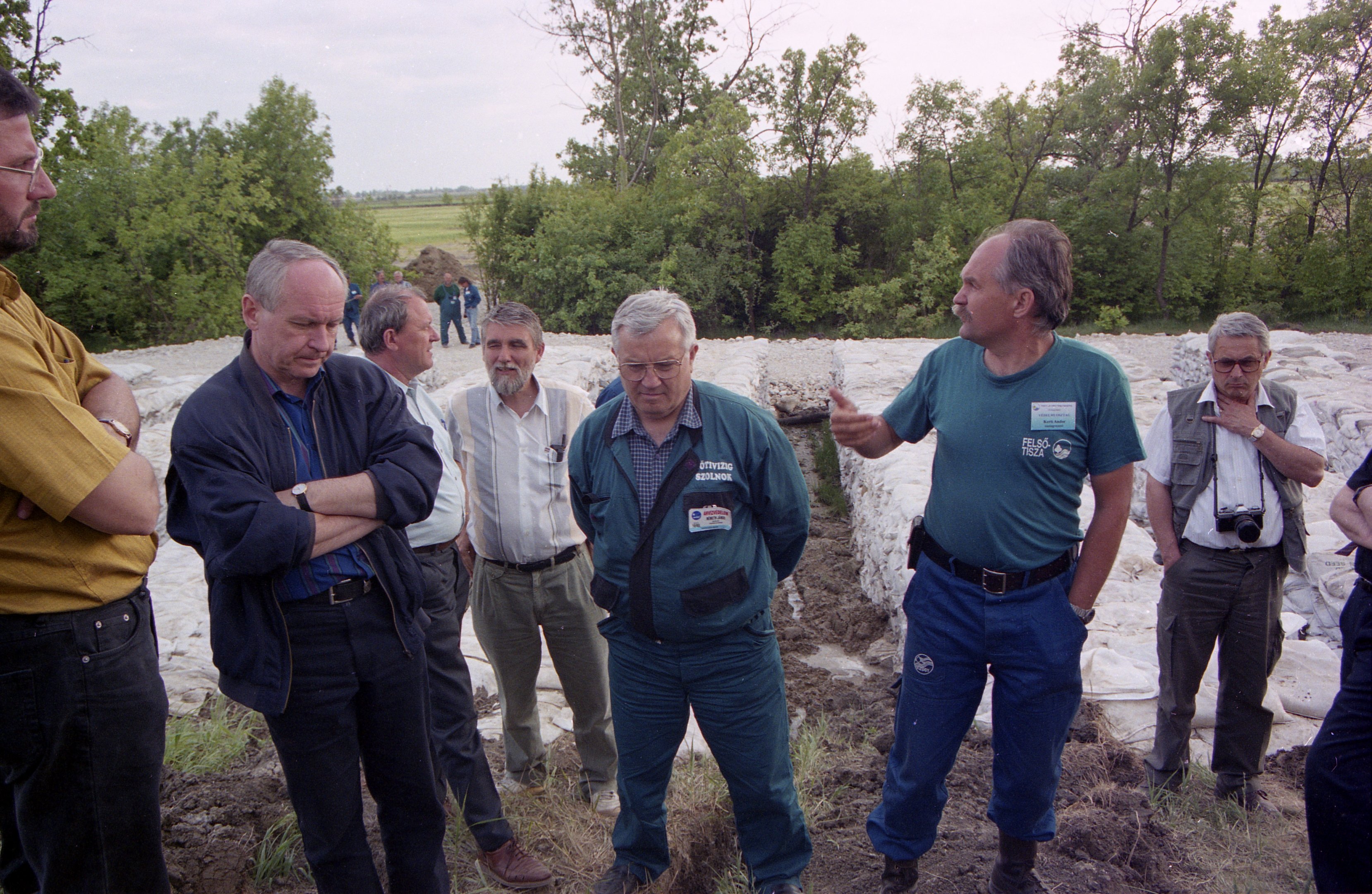 2000. évi árvíz a Tiszán - Tiszasüly (Magyar Környezetvédelmi és Vízügyi Múzeum - Duna Múzeum CC BY-NC-SA)