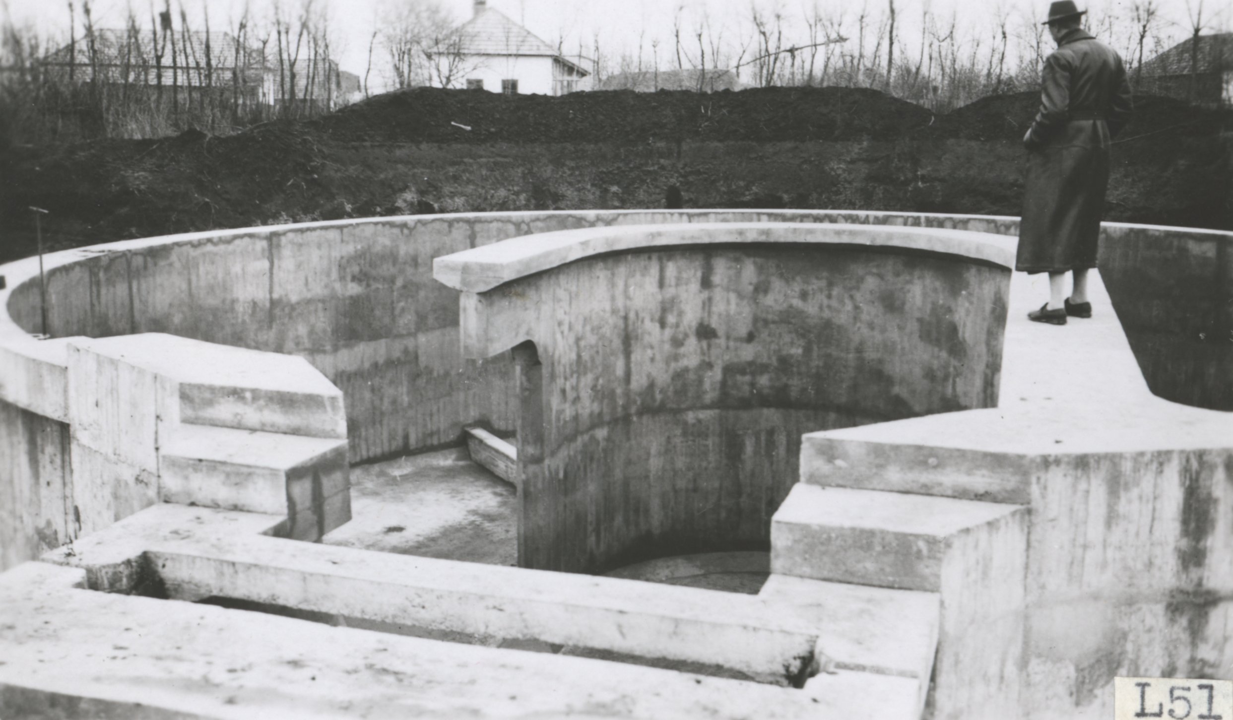 Tiszafüredi öntözőrendszer építése, 1939. január 23. (Magyar Környezetvédelmi és Vízügyi Múzeum - Duna Múzeum CC BY-NC-SA)