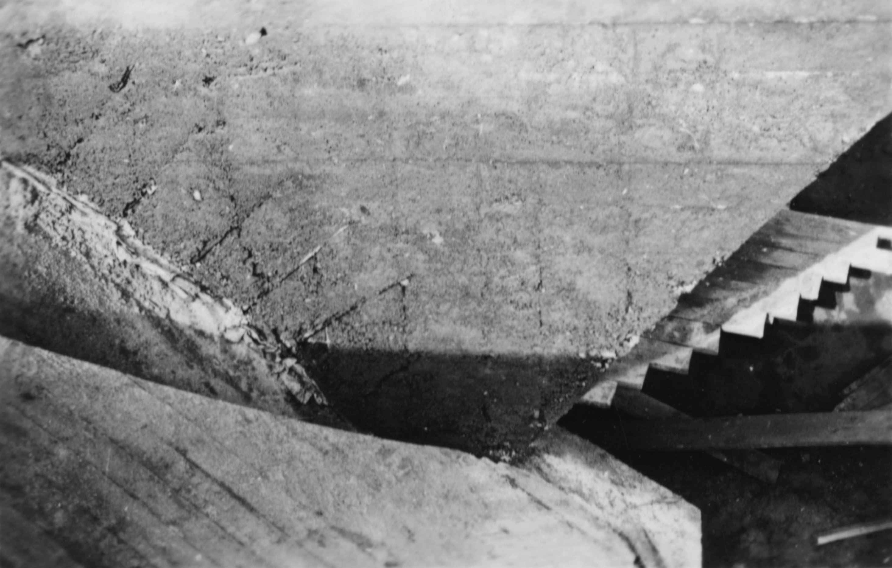 I. szakasz - Hídépítés. Betonhibák, 1938. október (Magyar Környezetvédelmi és Vízügyi Múzeum - Duna Múzeum CC BY-NC-SA)