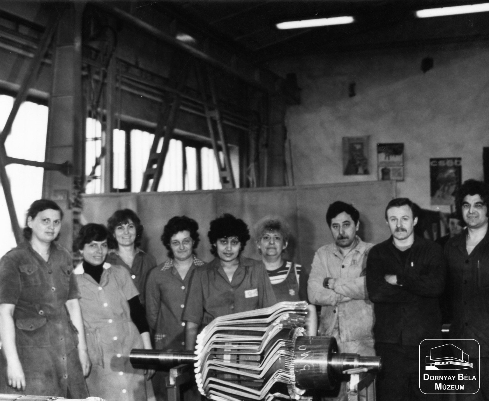 Tekercselő üzem munkásai (Dornyay Béla Múzeum CC BY-NC-SA)