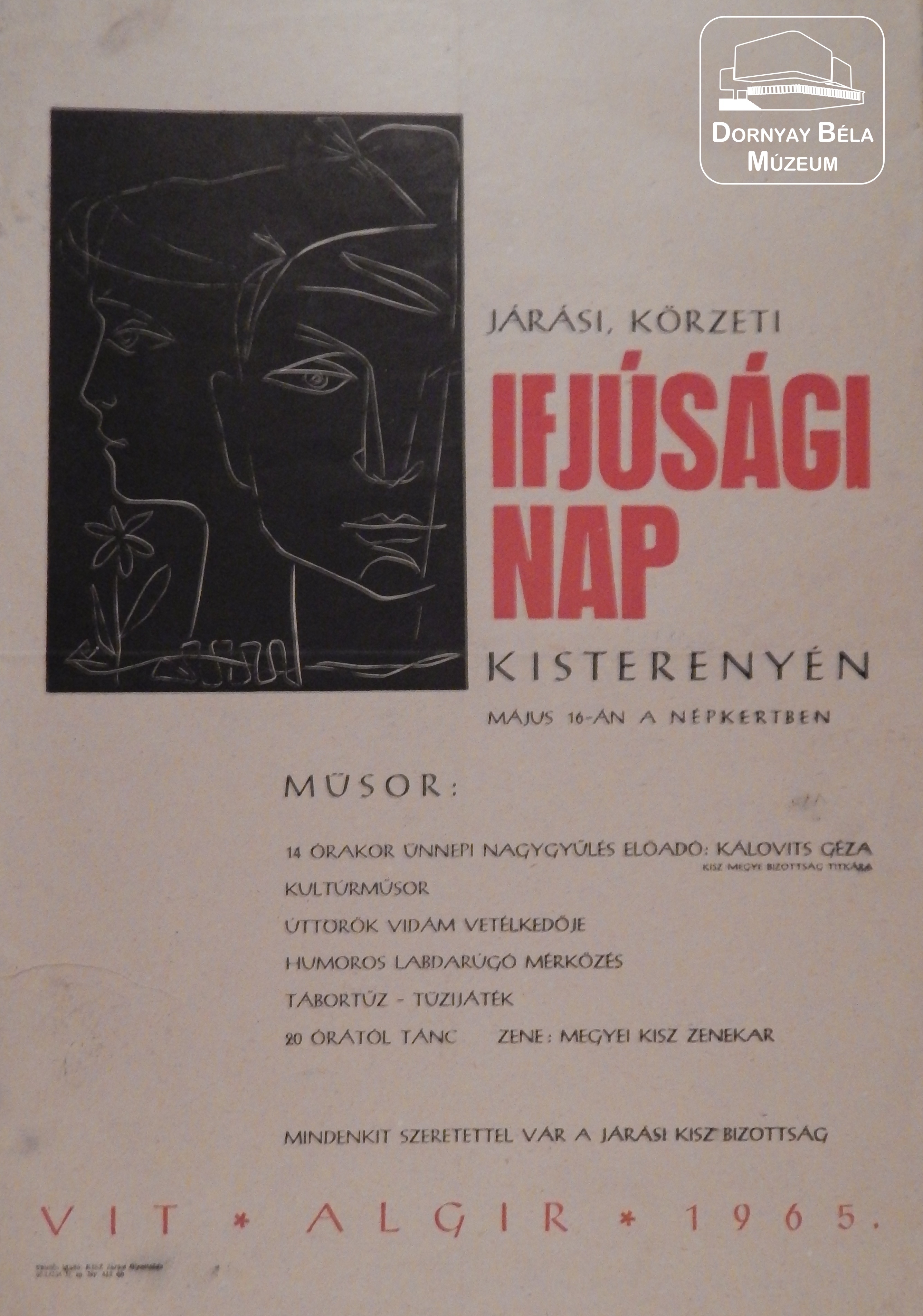 Ifjúsági nap plakátja (Dornyay Béla Múzeum, Salgótarján CC BY-NC-SA)