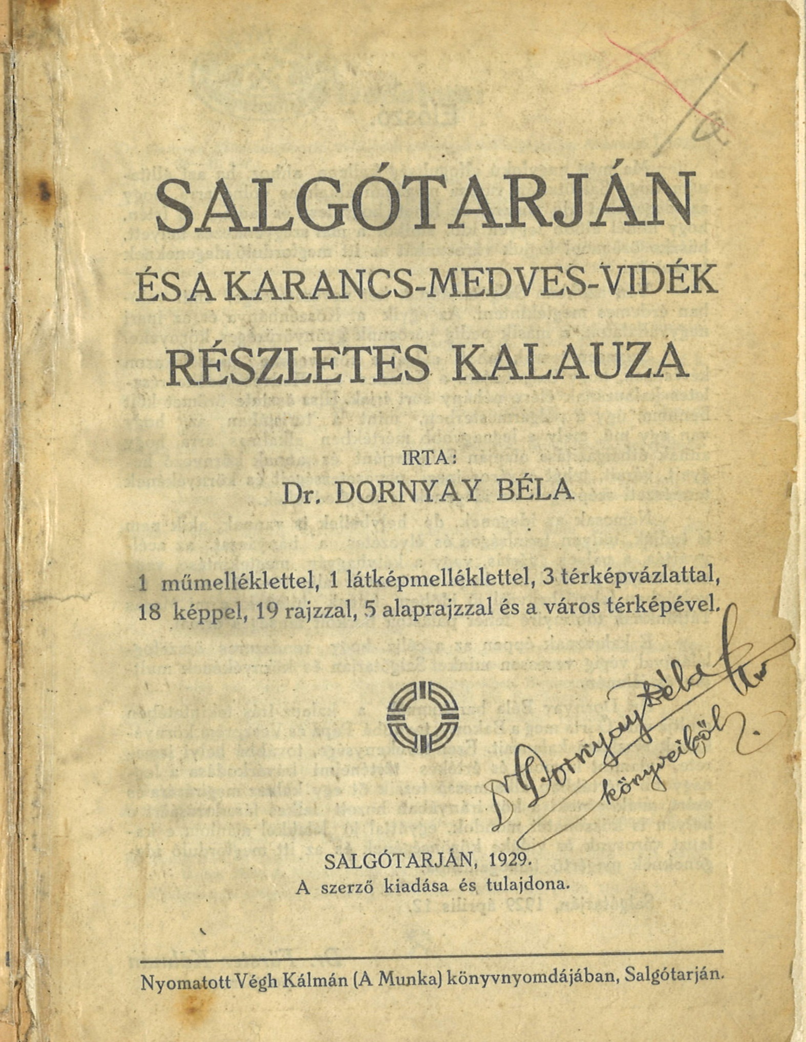 Salgótarján és a Karancs-Medves-vidék részletes kalauza. (Dornyay Béla Múzeum, Salgótarján CC BY-NC-SA)