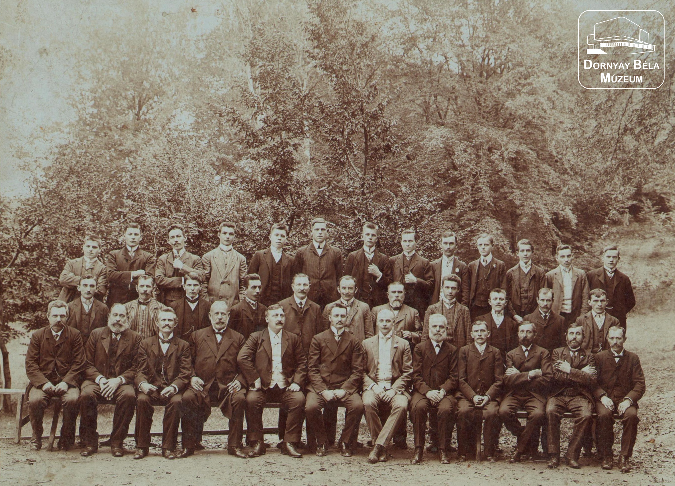 Inászói bányaiparosok az 1900-as évek elején (Dornyay Béla Múzeum, Salgótarján CC BY-NC-SA)