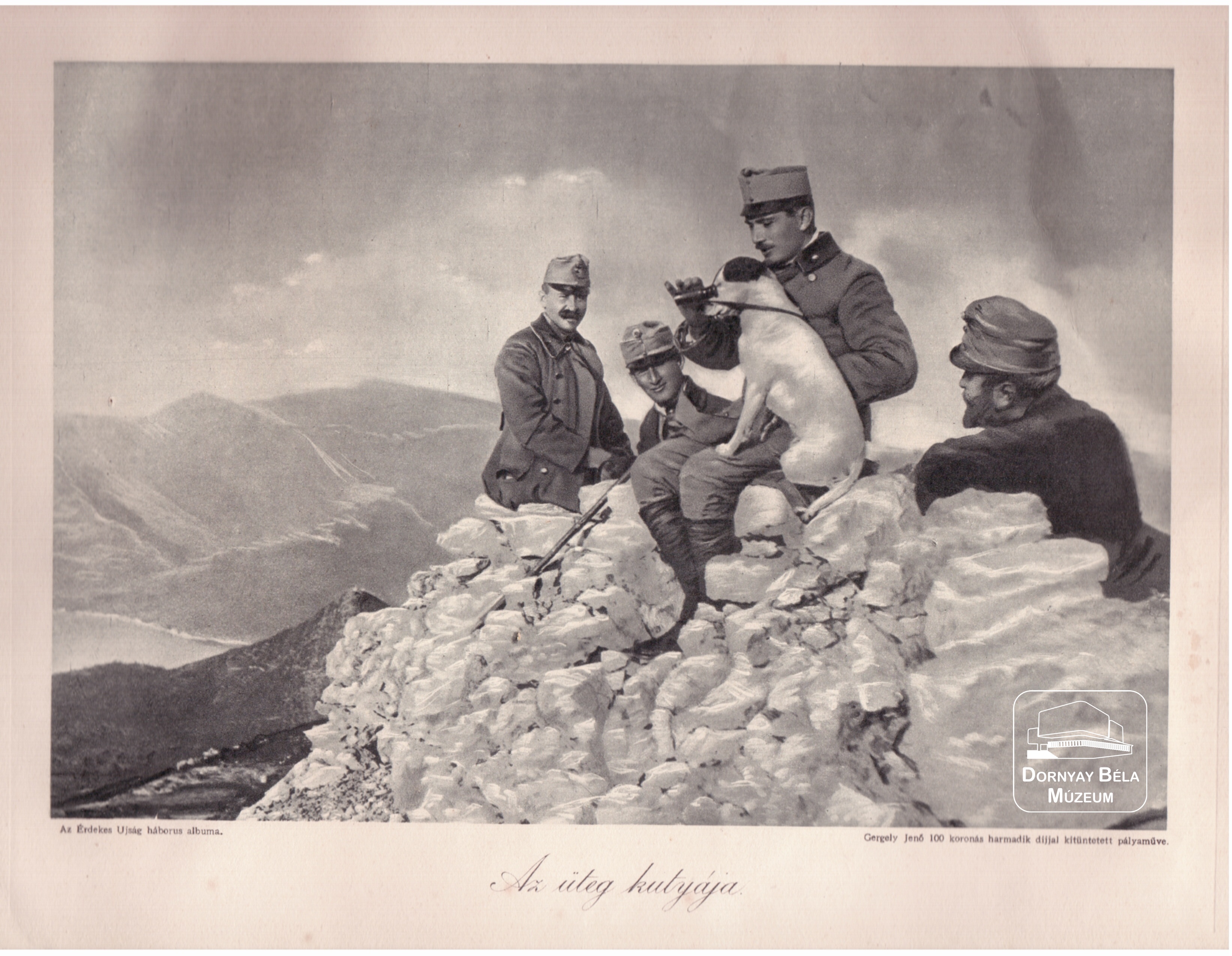 I.világháborús kép az olasz fronton (Érdekes Újság) (Dornyay Béla Múzeum, Salgótarján CC BY-NC-SA)