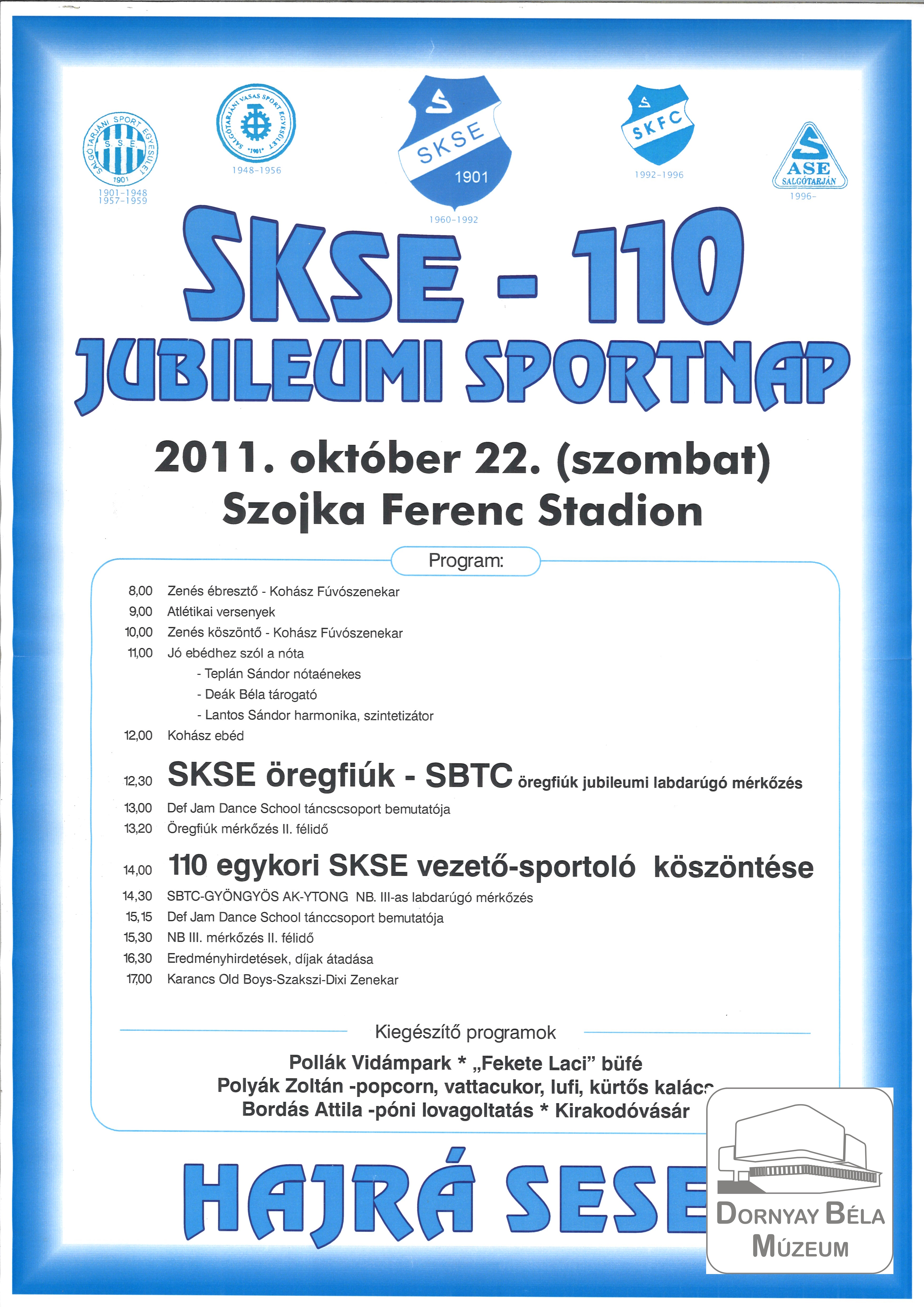 S.K.S.E. 110 Sportnap (Dornyay Béla Múzeum, Salgótarján CC BY-NC-SA)