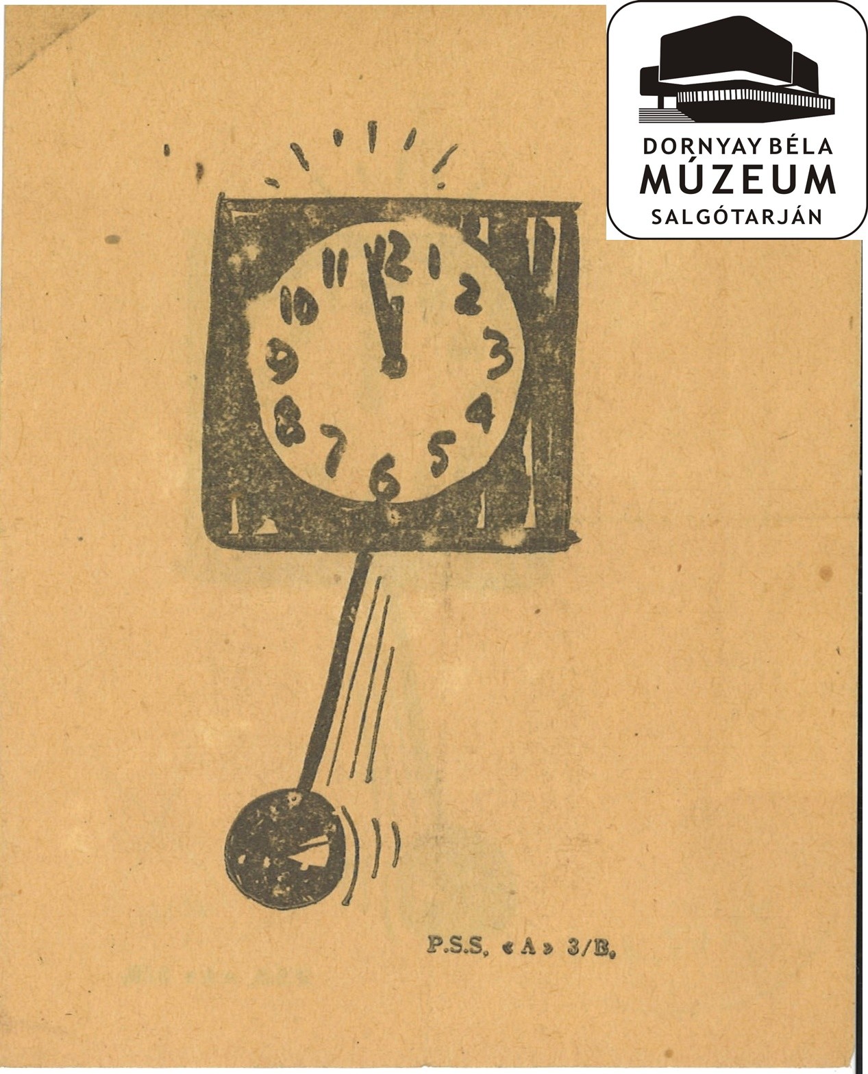 „Ütött az óra” (Dornyay Béla Múzeum, Salgótarján CC BY-NC-SA)