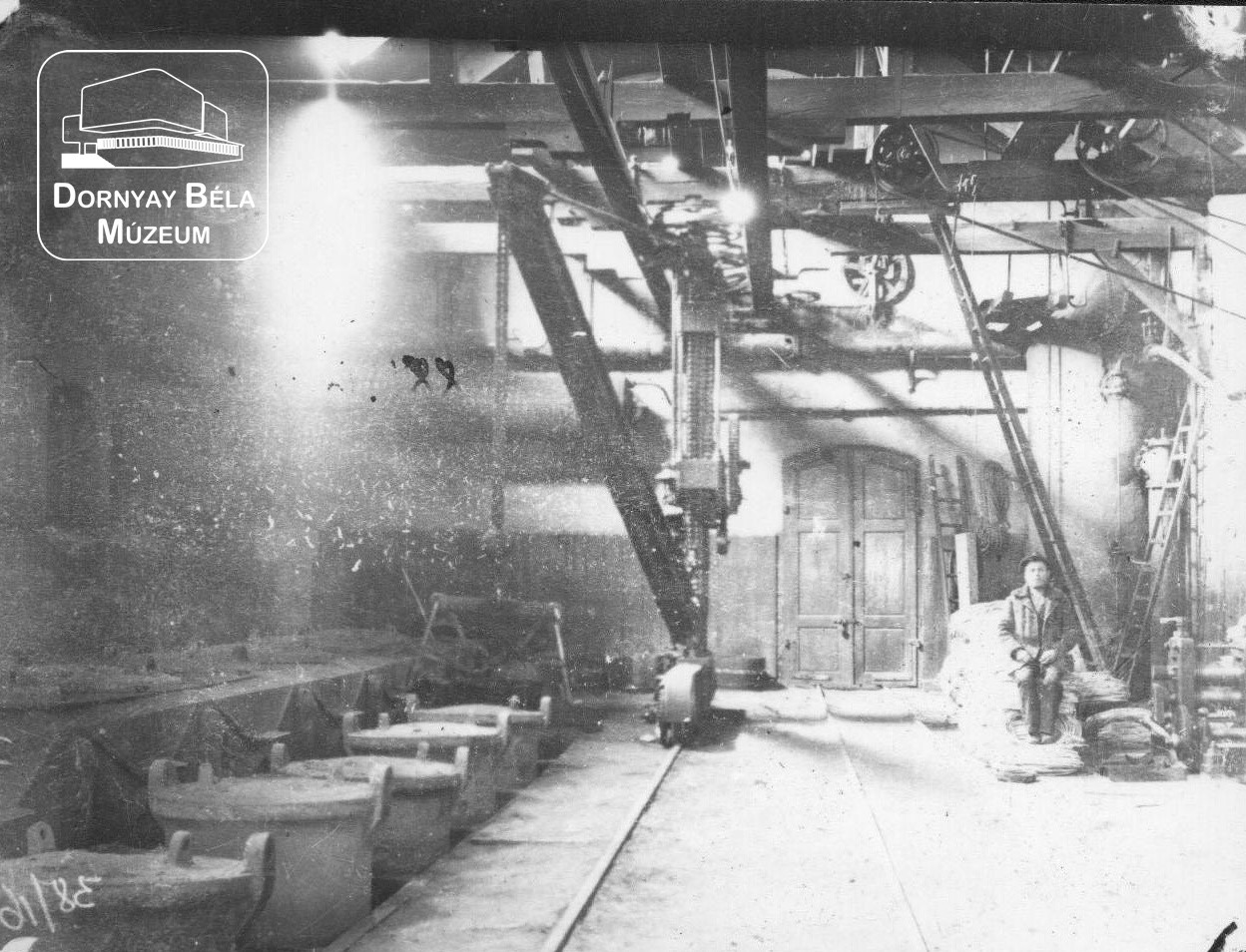 RMSV Rt. Acélgyár. A dróthúzó első lágyító berendezése. (Dornyay Béla Múzeum, Salgótarján CC BY-NC-SA)