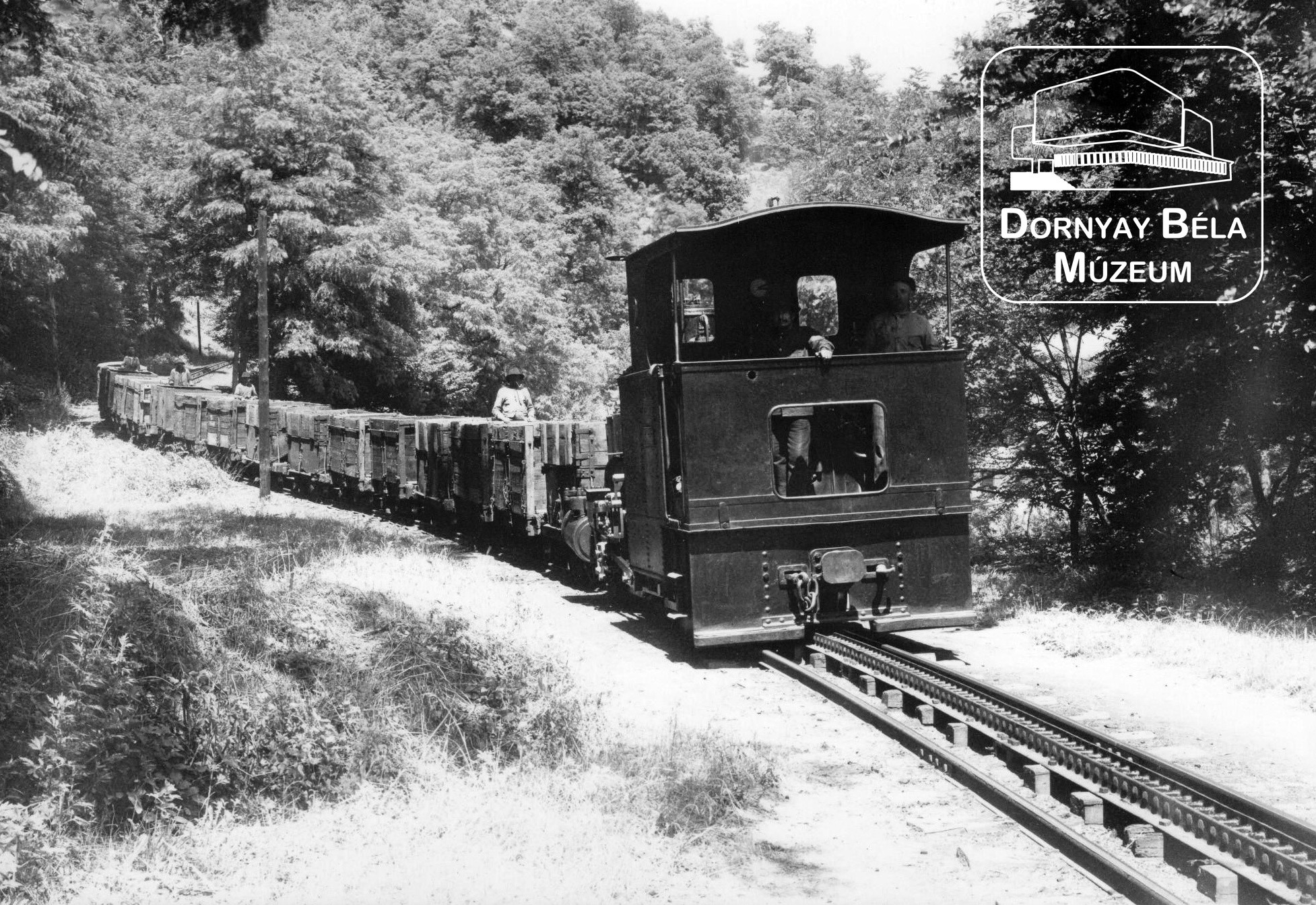 Salgói fogaskerekű vasút második szakasza. (Dornyay Béla Múzeum, Salgótarján CC BY-NC-SA)