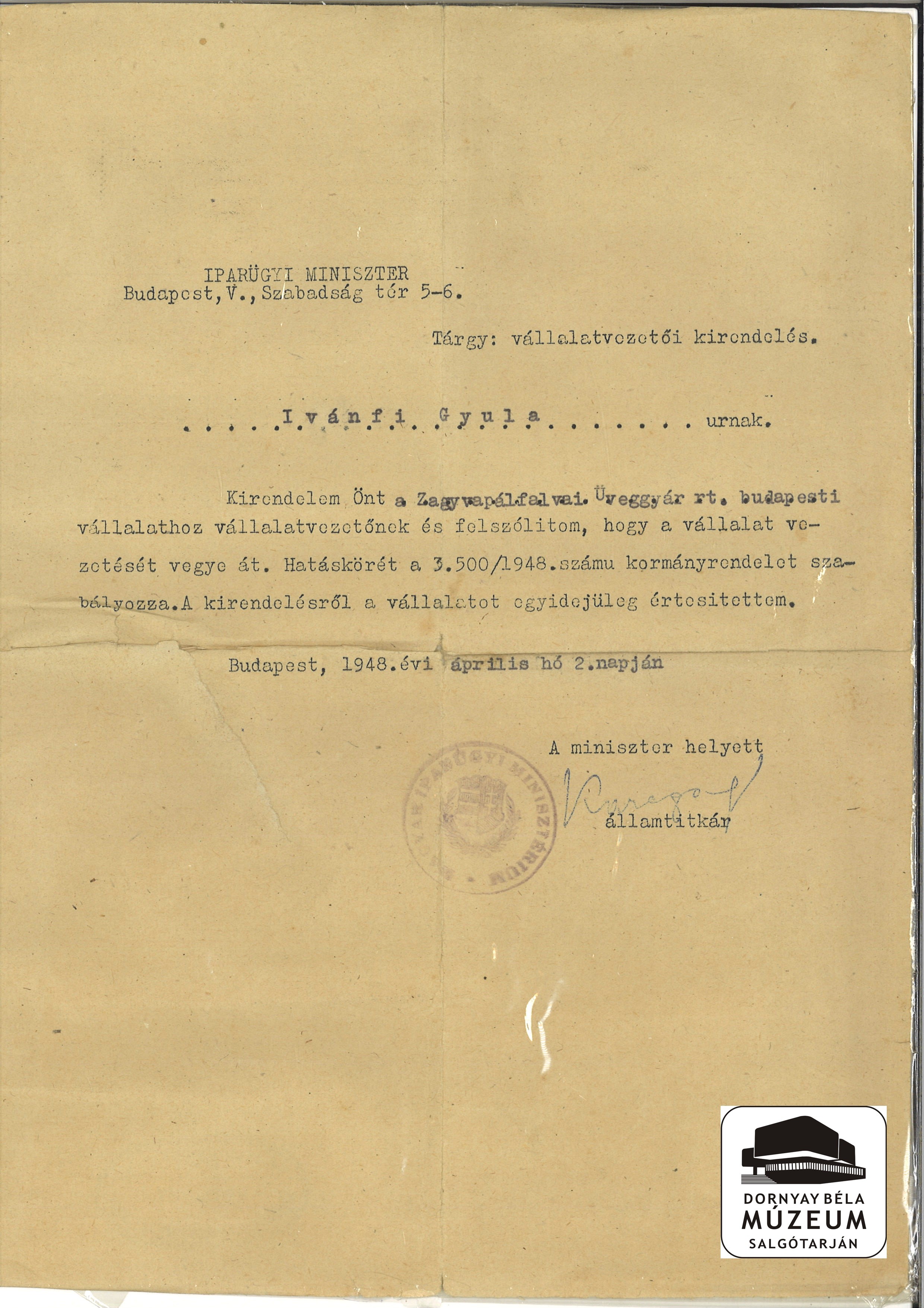 Az S.K.B. Rt. Nógrádi műveinek statisztikai adatai 1914. évről (Dornyay Béla Múzeum, Salgótarján CC BY-NC-SA)