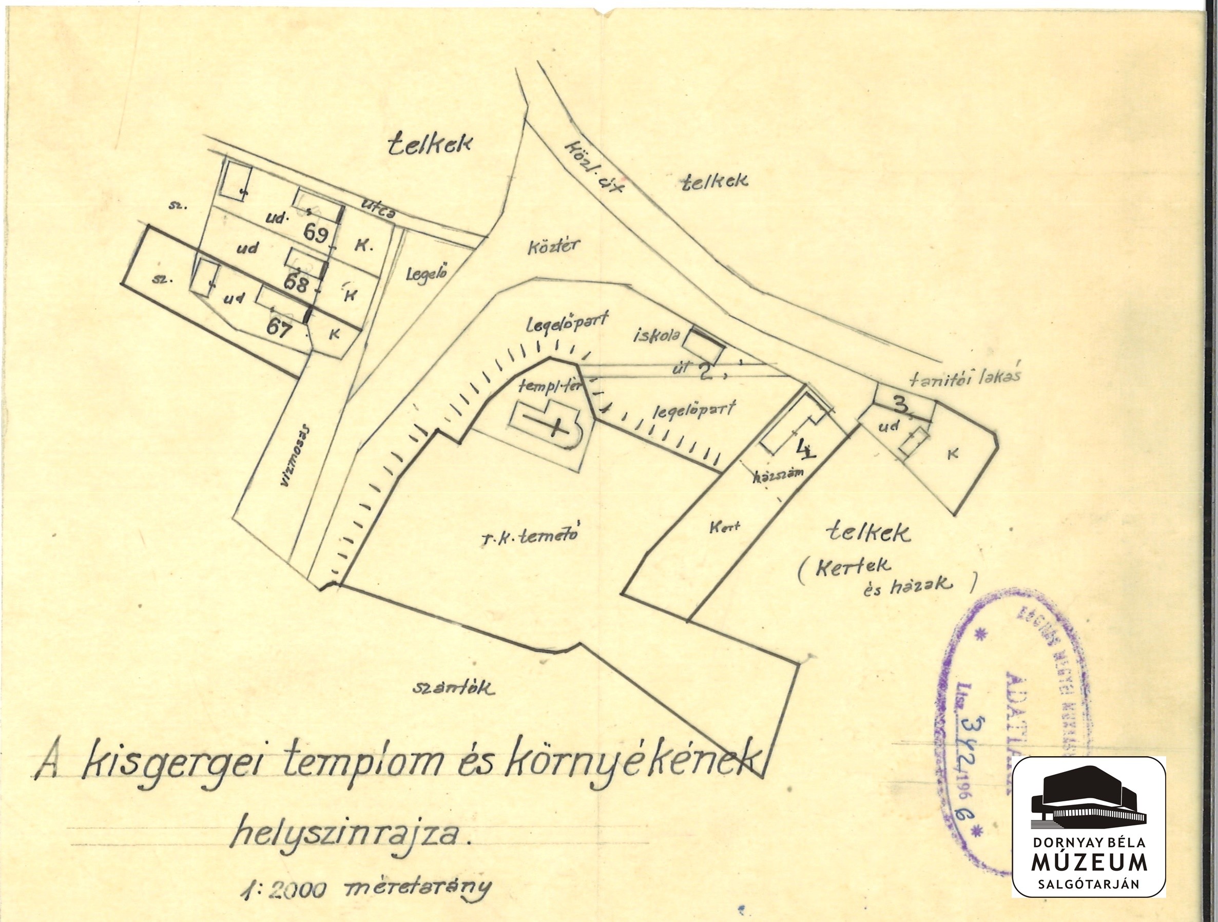 Kisgerge község 1931-es dűlőjegyzéke (Dornyay Béla Múzeum, Salgótarján CC BY-NC-SA)