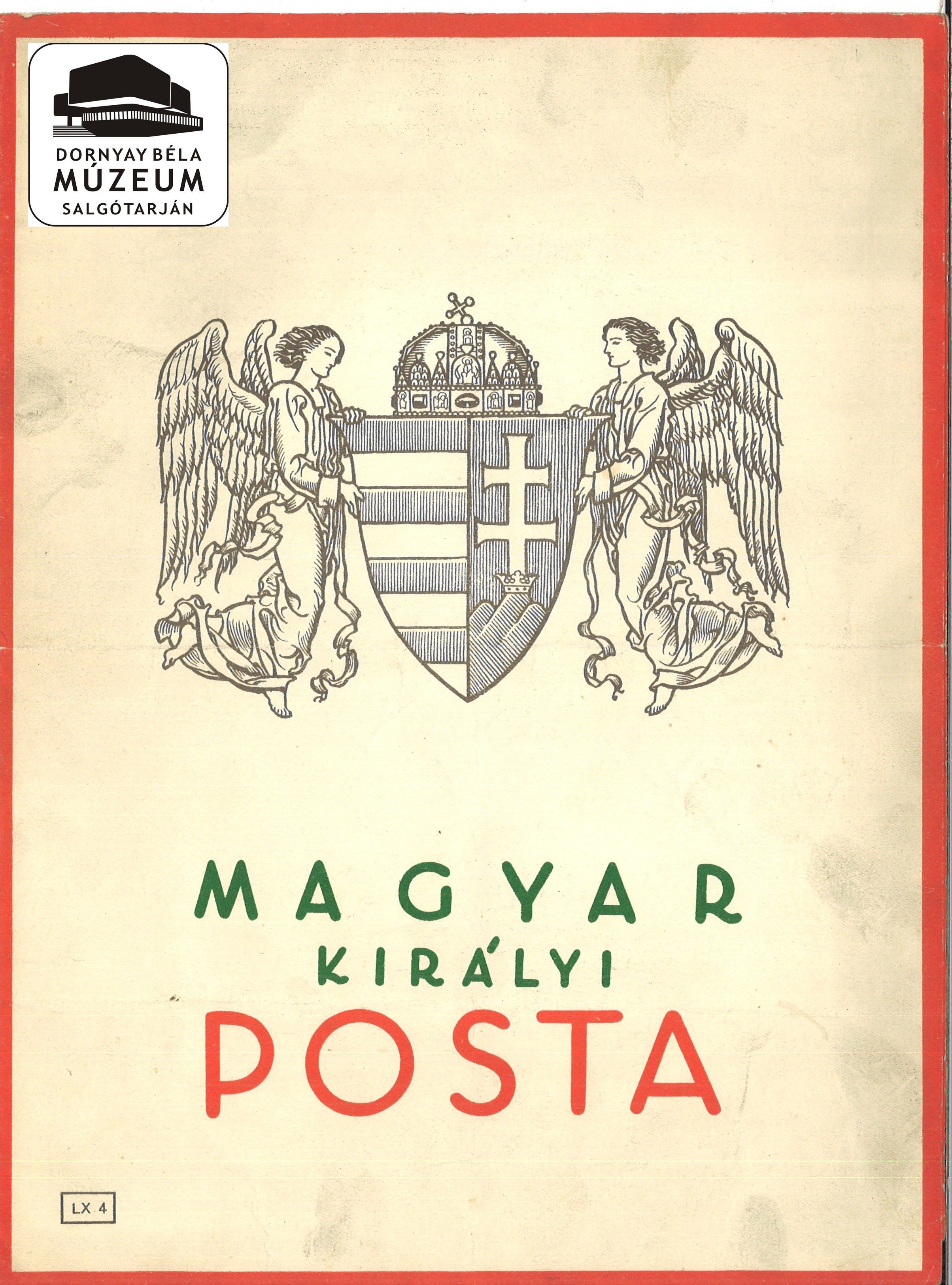 Magyar Kir. Posta esküvői dísztávirata (Dornyay Béla Múzeum CC BY-NC-SA)