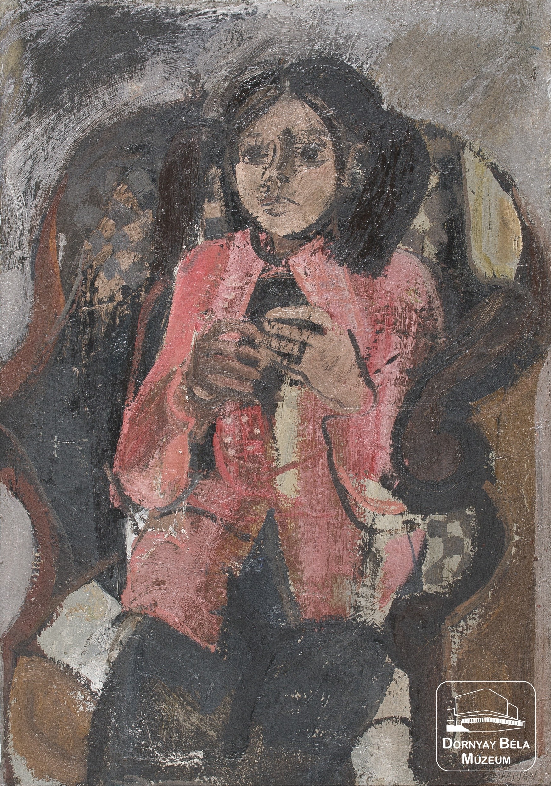 Lány kerti székkel (Dornyay Béla Múzeum, Salgótarján CC BY-NC-SA)