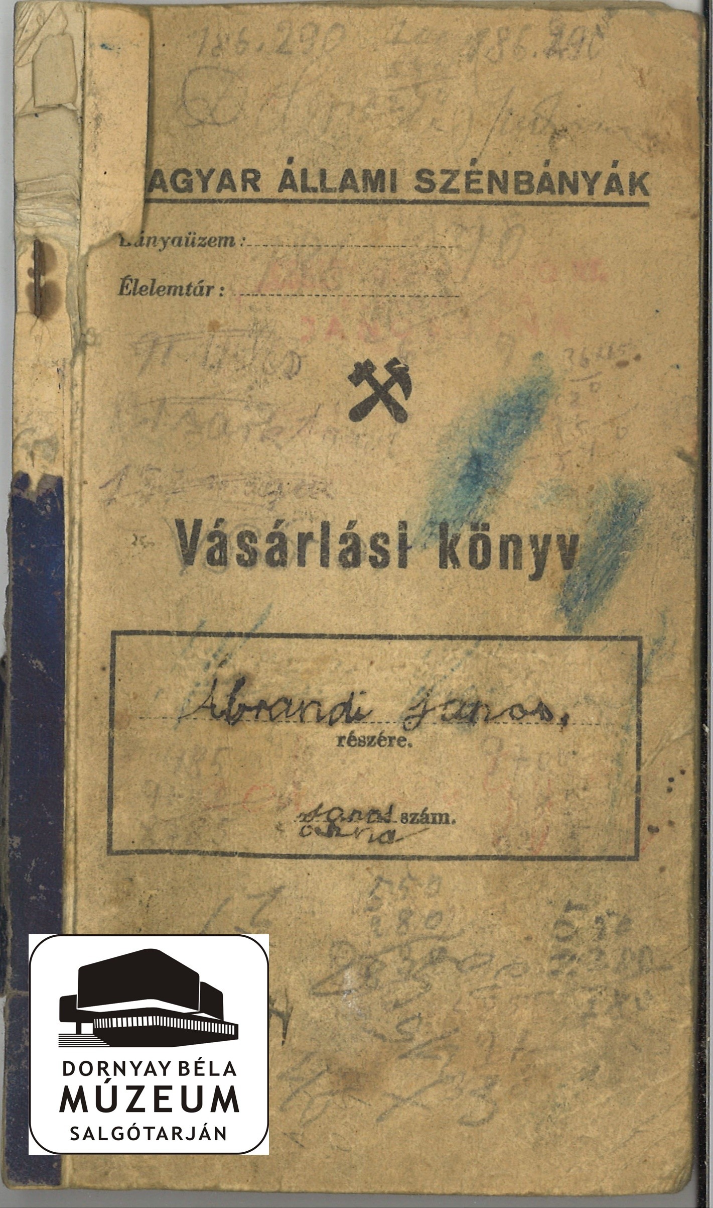 Ábrádi János vásárlási könyve (Dornyay Béla Múzeum, Salgótarján CC BY-NC-SA)