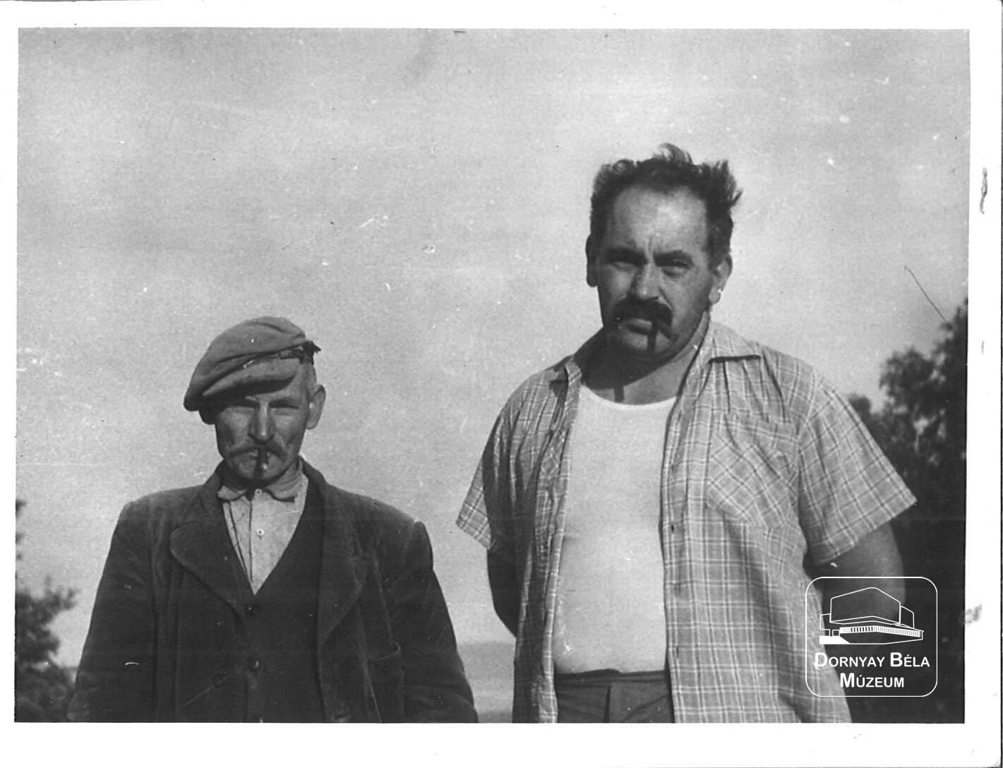 Portréfotó Csohány Kálmánról és egy férfiről (Dornyay Béla Múzeum, Salgótarján CC BY-NC-SA)
