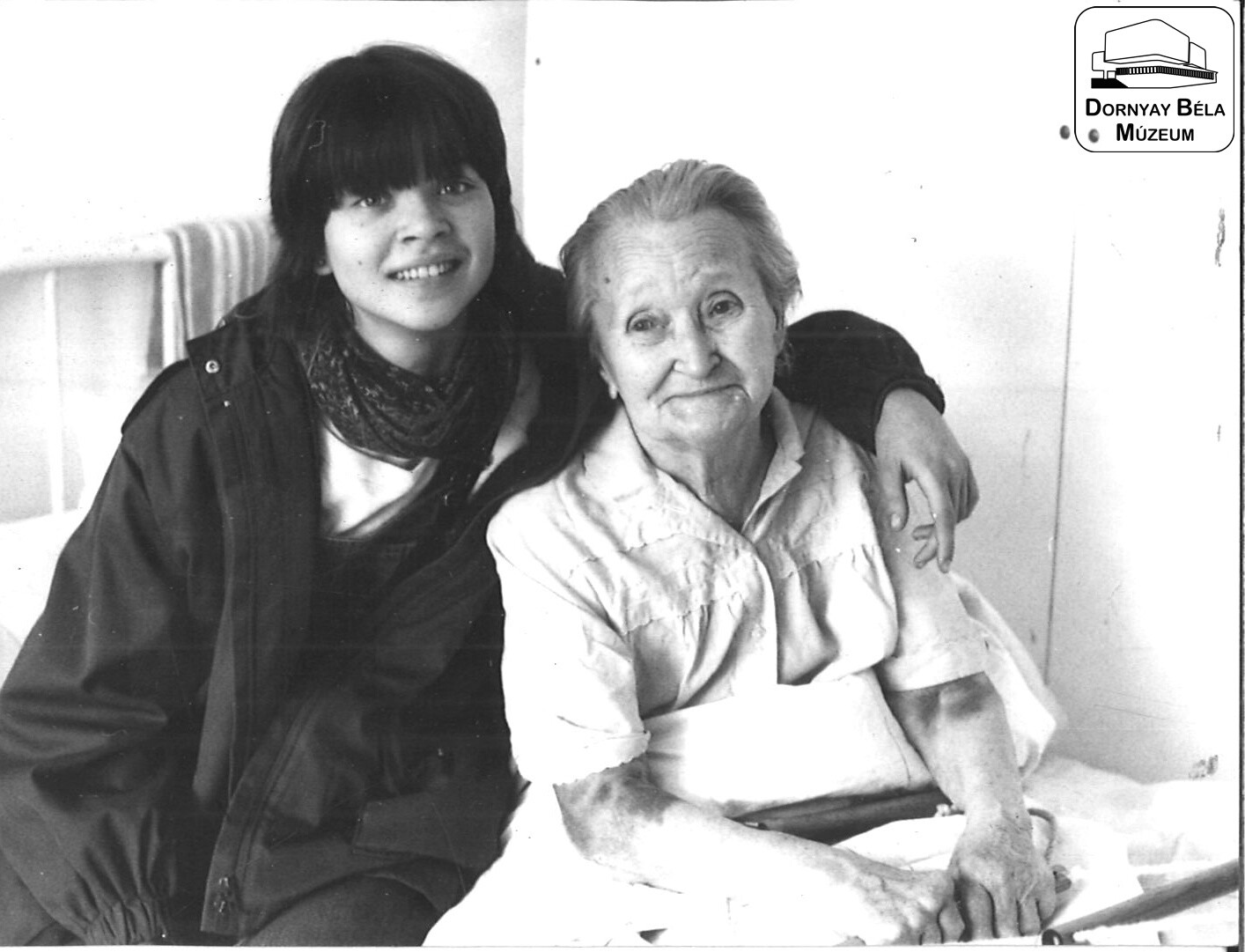 Gaál István édesanyja Rékával a kórházi ágyon (Dornyay Béla Múzeum, Salgótarján CC BY-NC-SA)