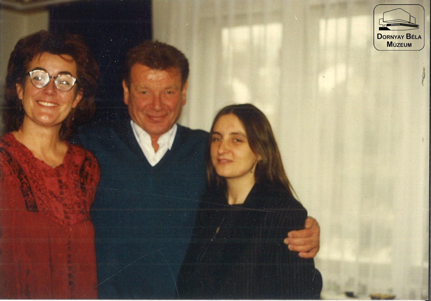 Gaál István, Németh Beatrix és Medgyesi Gabriella társaságában (Dornyay Béla Múzeum, Salgótarján CC BY-NC-SA)