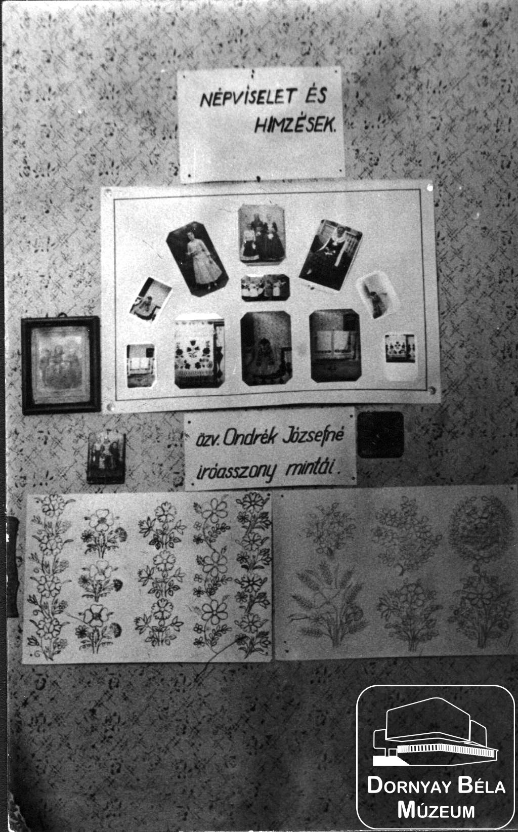 Népviselet és hímzések az Etesen megrendezett kiállításról (Dornyay Béla Múzeum, Salgótarján CC BY-NC-SA)