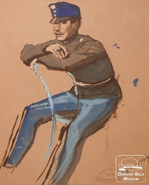 Ülő katona (Dornyay Béla Múzeum, Salgótarján CC BY-NC-SA)