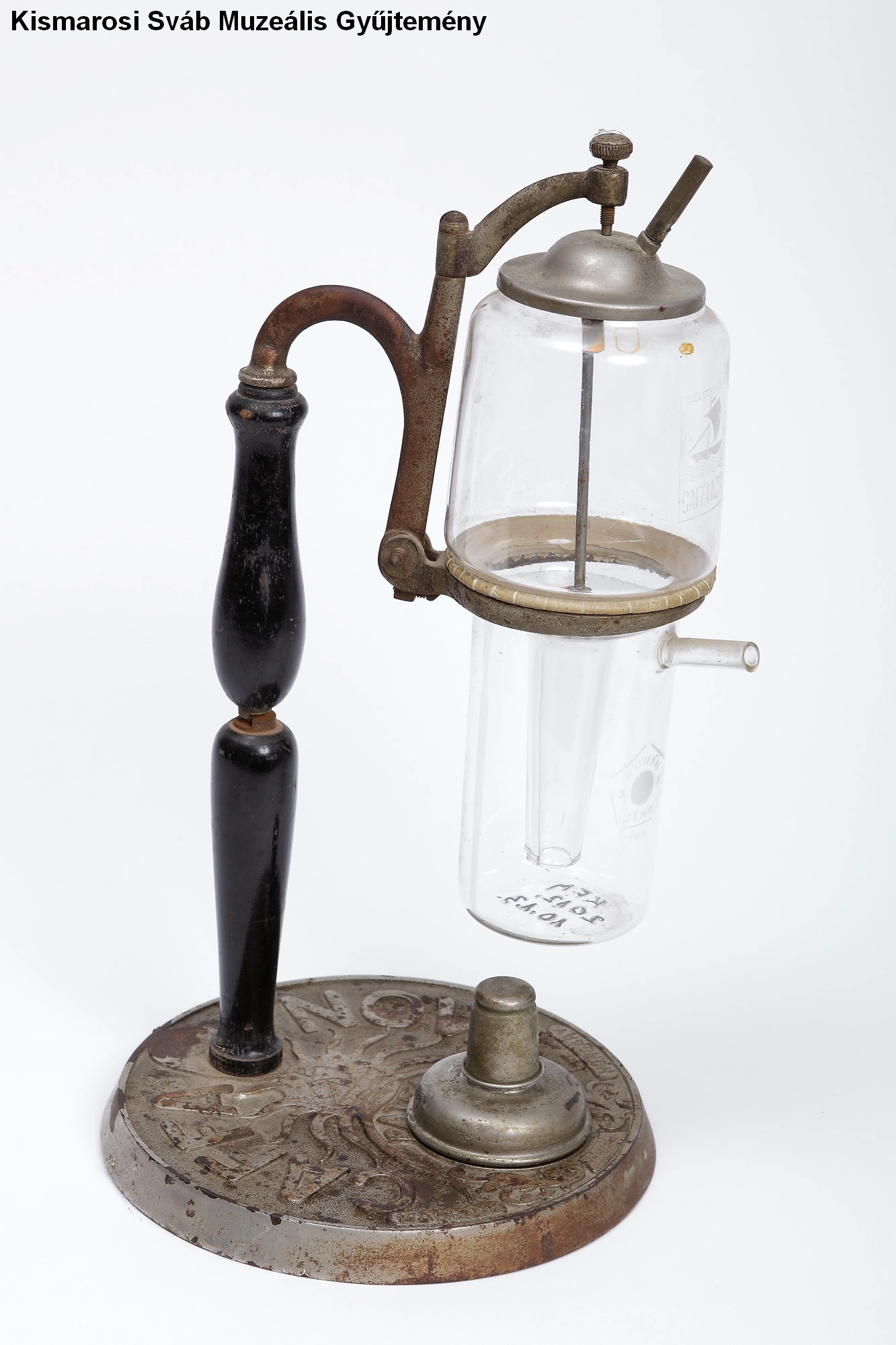 Üveg kávéfőző (Kismarosi Sváb Muzeális Gyűjtemény RR-F)